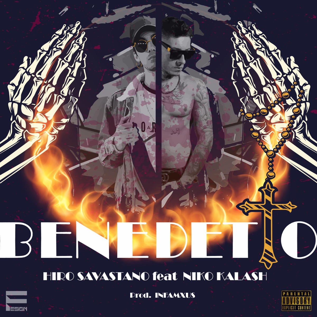 Benedetto (feat. Niko Kalash) - Single by Hiro Savastano album cover