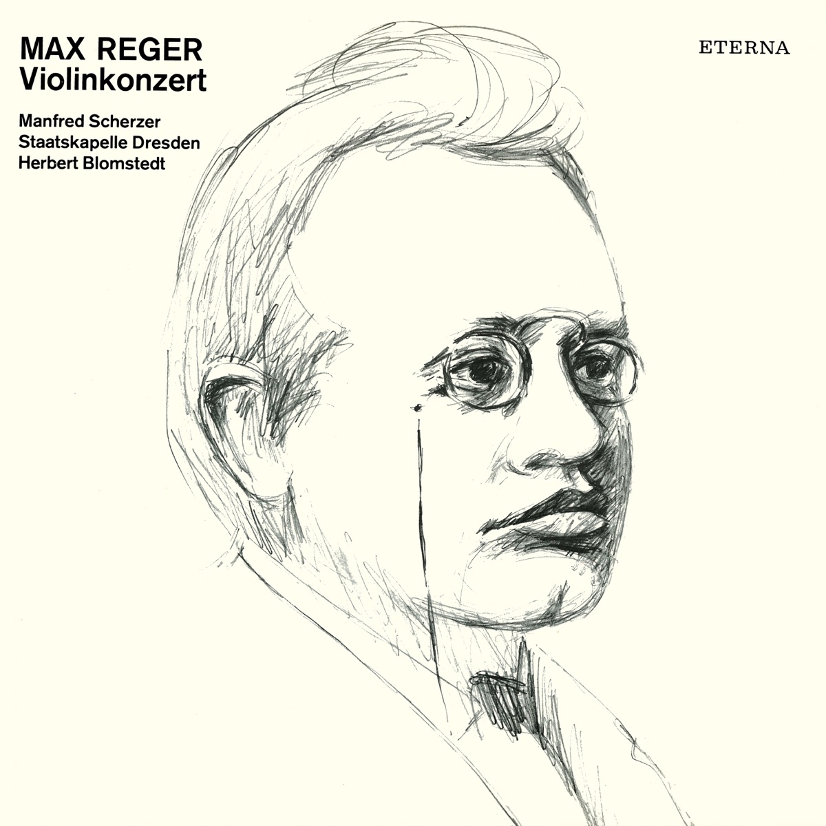 Reger: Violin Concerto by Herbert Blomstedt, Staatskapelle Dresden & Manfred Scherzer album cover