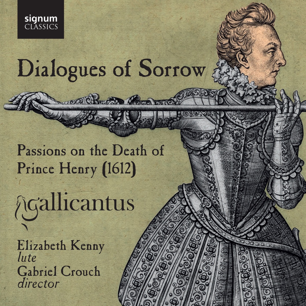 Dialogues of Sorrow by Gallicantus, Gabriel Crouch & Elizabeth Kenny album cover