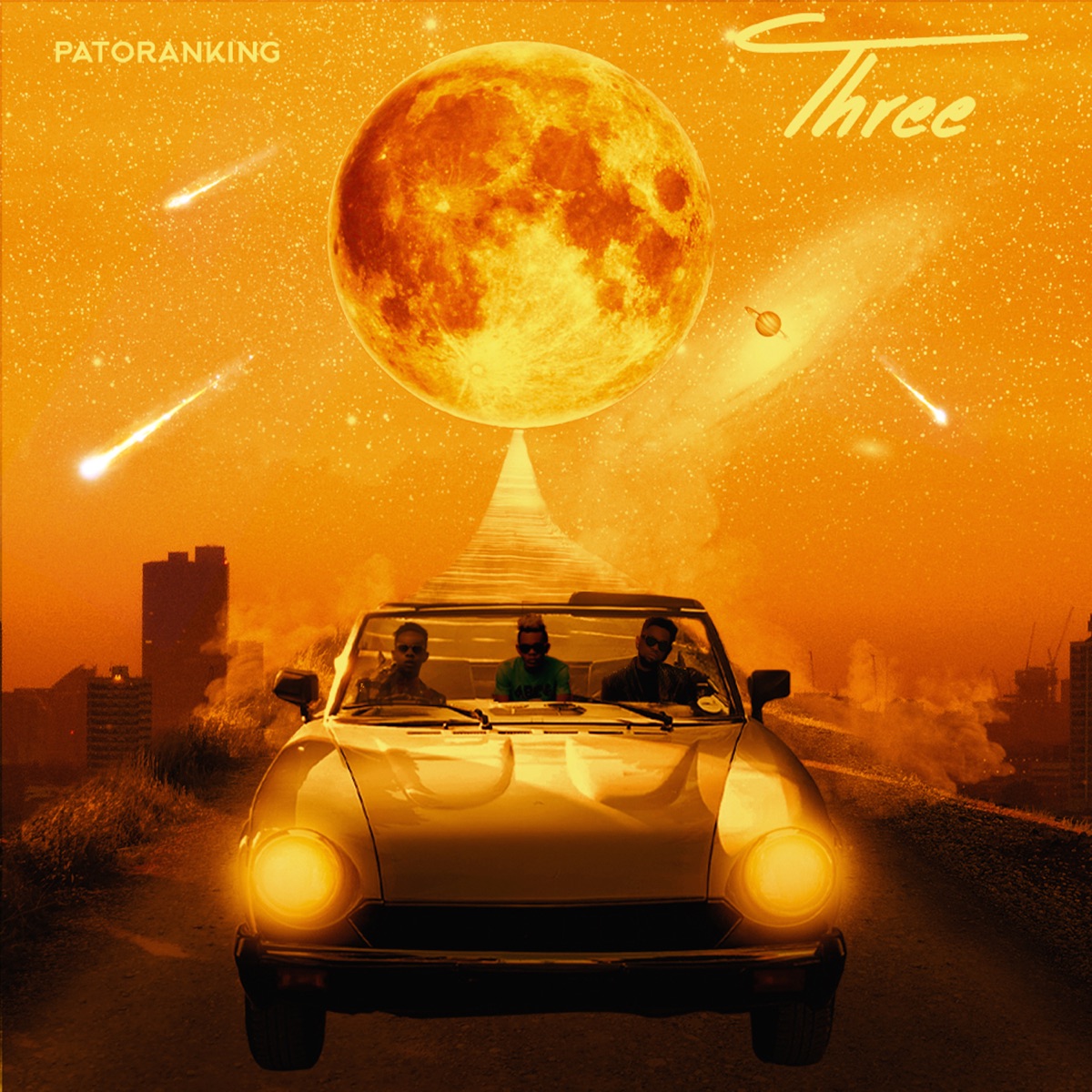 Three by Patoranking album cover