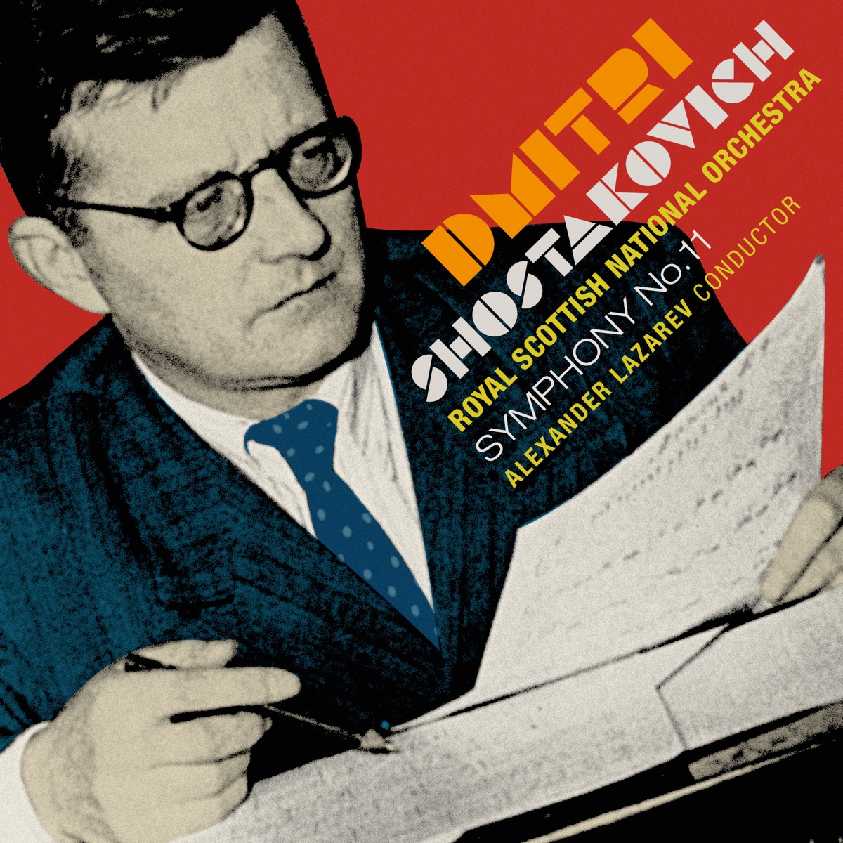 Shostakovich: Symphony No. 11 by Alexander Lazarev & Royal Scottish National Orchestra album cover