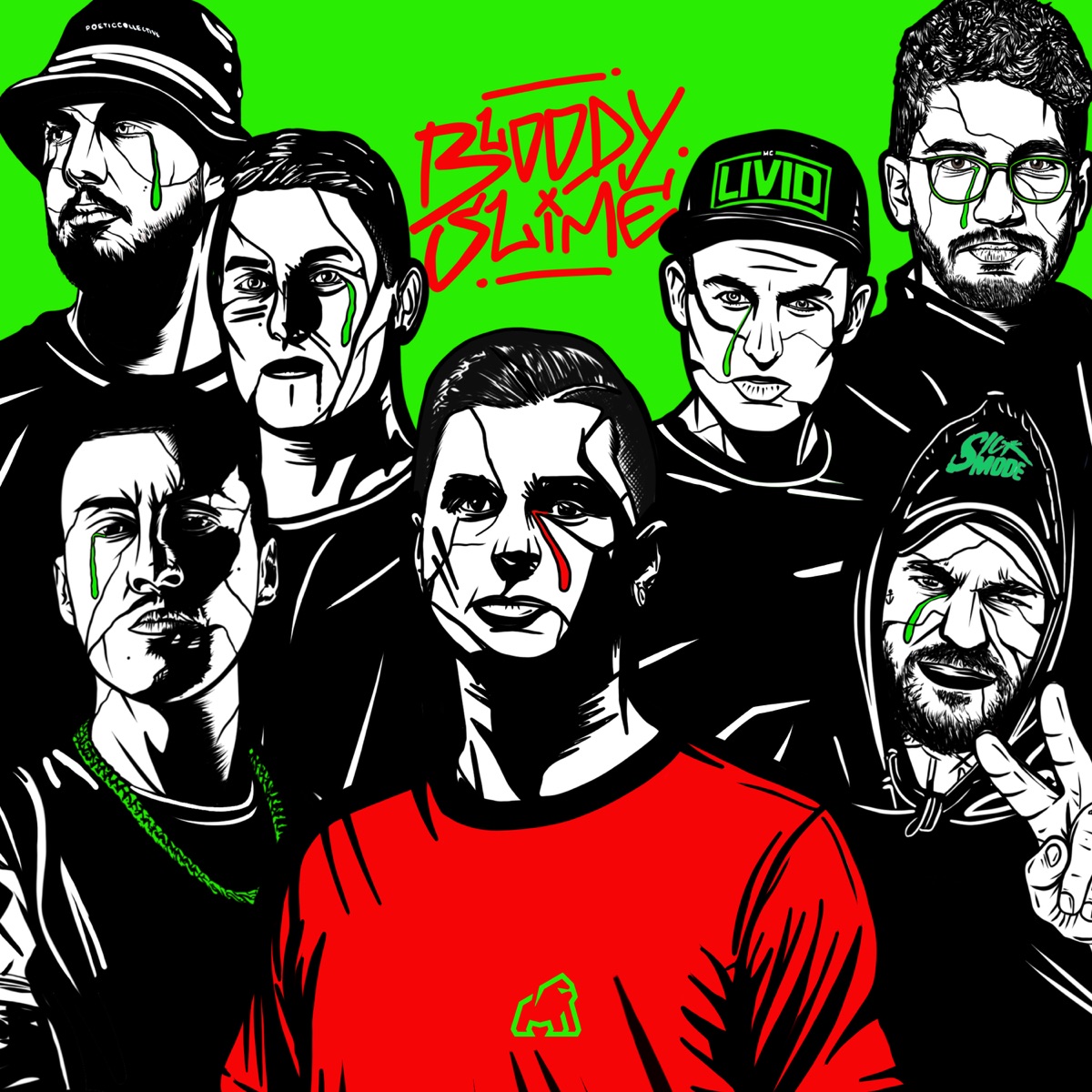 Bloody Slime - EP by The Purge album cover
