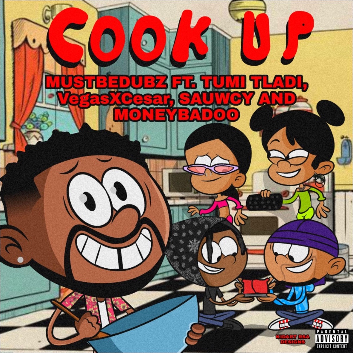 Cook Up (feat. Tumi Tladi, VegasXCesar, Sauwcy & Money Badoo) - Single by Mustbedubz album cover