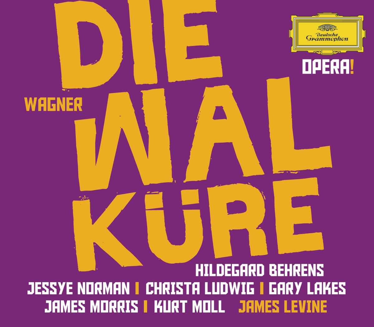 Wagner: Die Walküre by Hildegard Behrens, Jessye Norman, Gary Lakes, Kurt Moll, The Metropolitan Opera Orchestra & James Levine album cover