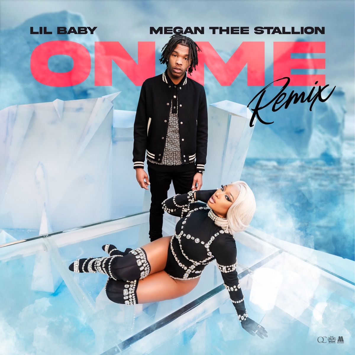 On Me (Remix) - Single by Lil Baby & Megan Thee Stallion album cover artwork