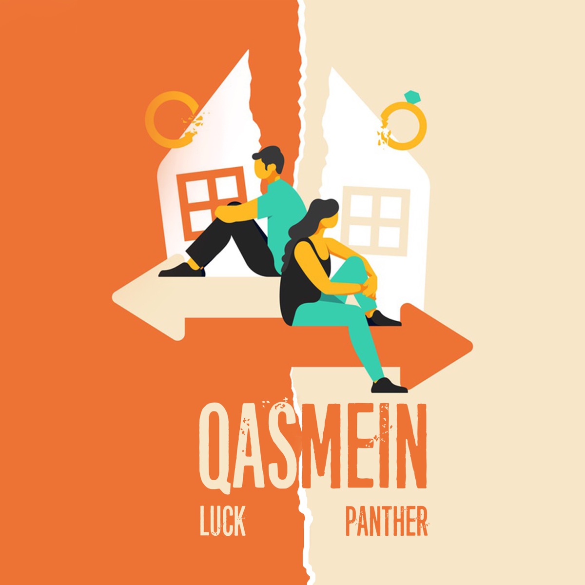 Qasmein - Single by Panther & Luck album cover