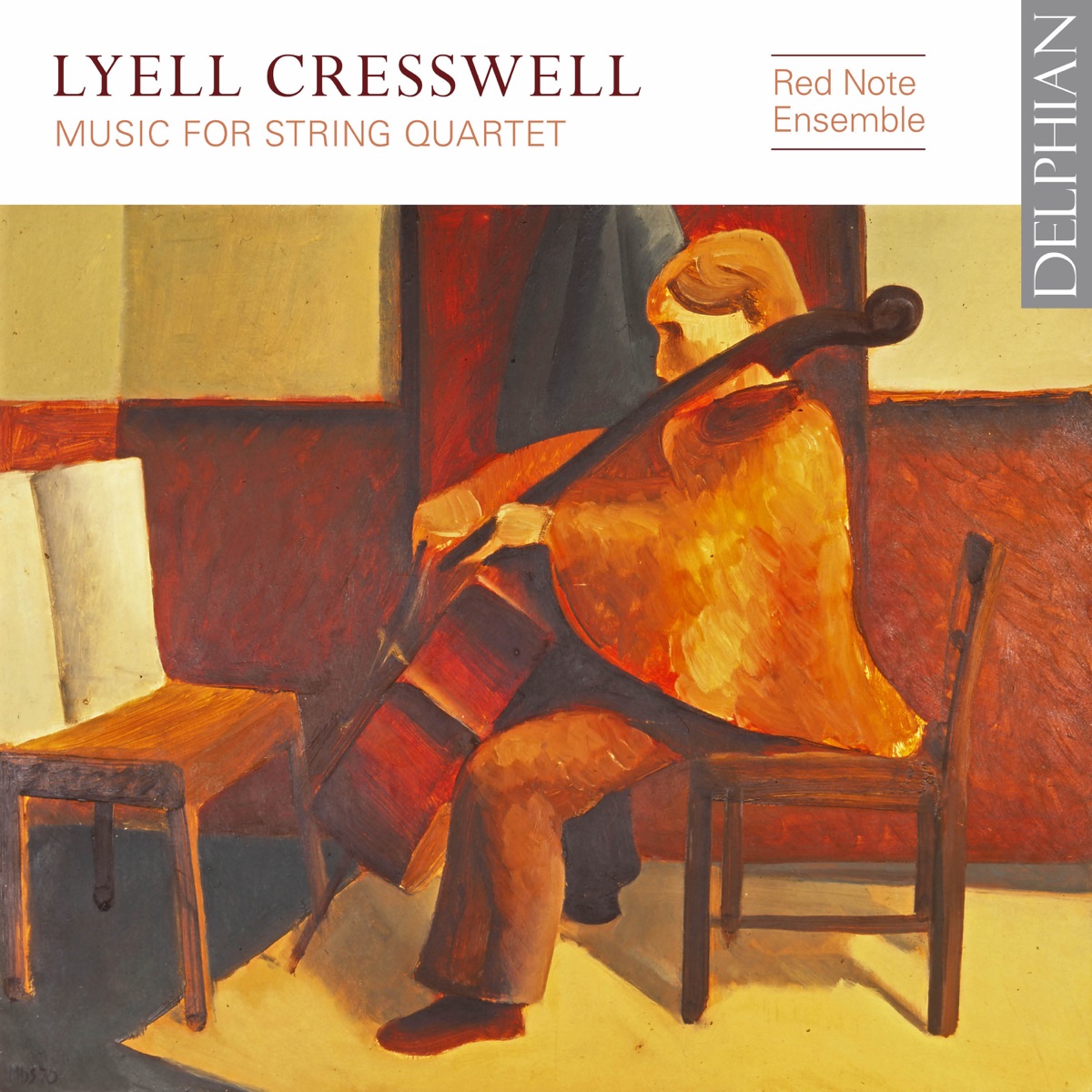 Lyell Cresswell: Music for String Quartet by Red Note Ensemble, Robert Irvine & Jacqueline Shave album cover