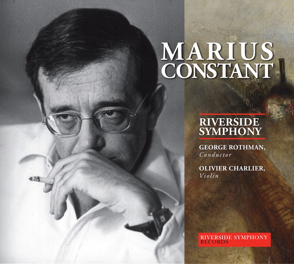 Marius Constant: Orchestral Works by Olivier Charlier, Riverside Symphony & George Rothman album cover