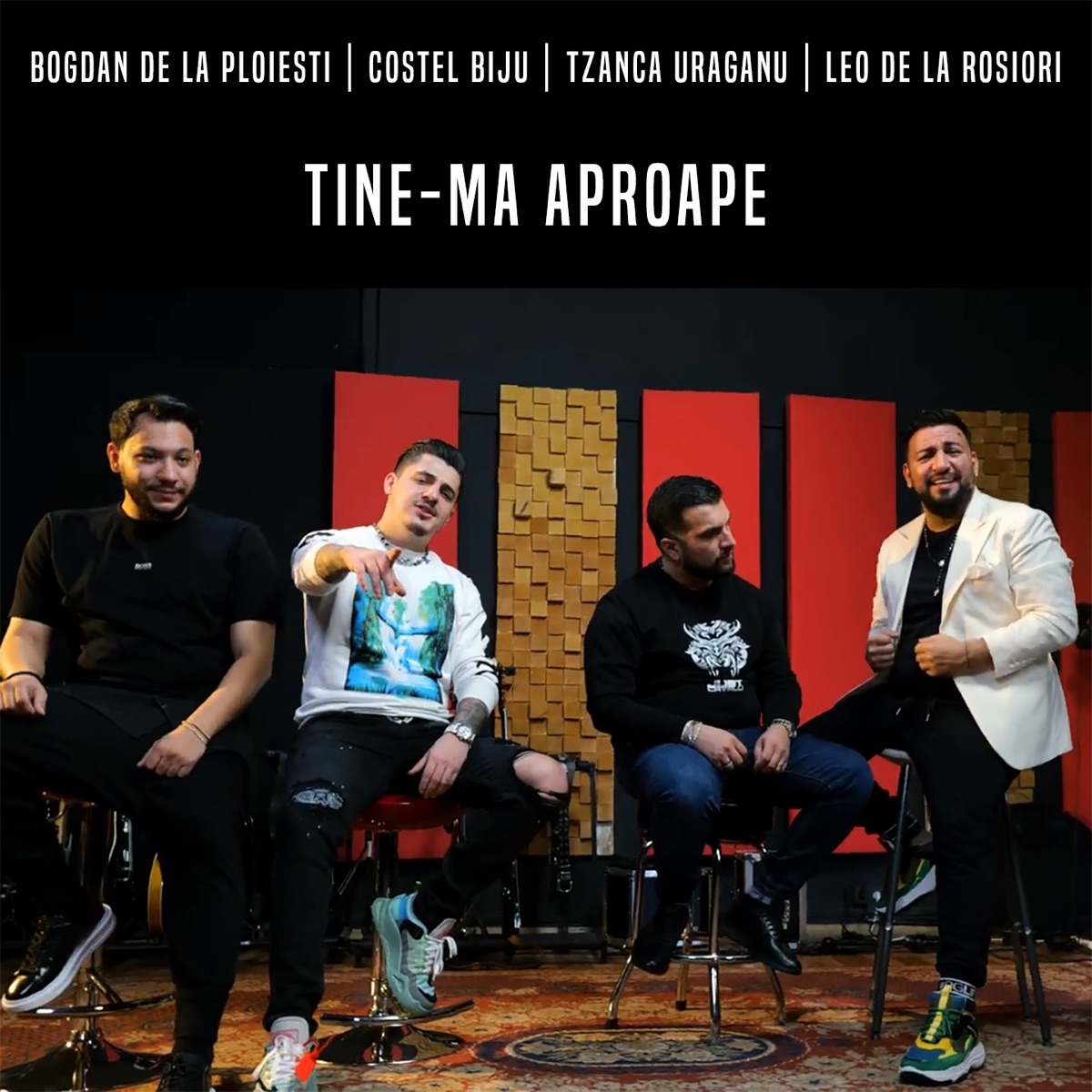 Tine-Ma Aproape - Single by Bogdan DLP, Costel Biju & Tzanca Uraganu album cover