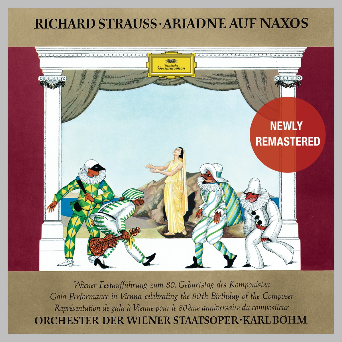 Richard Strauss: Ariadne auf Naxos, Op. 60, TrV 228 (Live) by Irmgard Seefried, Karl Böhm, Orchestra of the Vienna State Opera, Alda Noni, Maria Reining, Friedrich Jelinek, Max Lorenz, Josef Witt, Hermann Baier & Hans Schweiger album cover