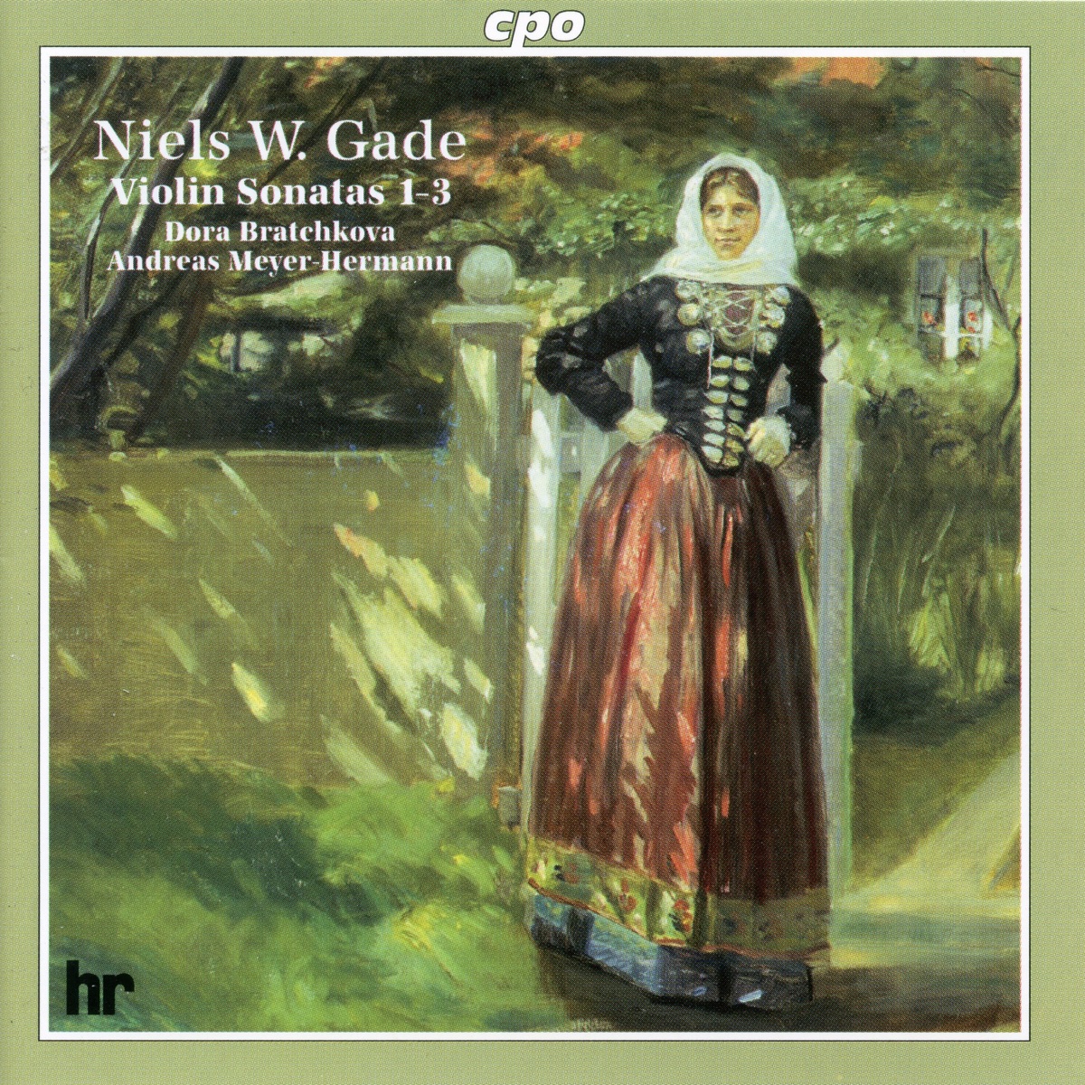 Gade: Violin Sonatas Nos. 1-3 by Andreas Meyer Hermann & Dora Bratchkova album cover