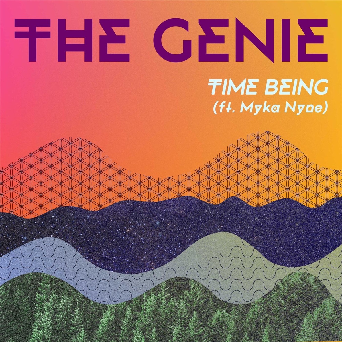 Time Being (feat. Myka Nyne & Majaal) - Single by The Genie album cover