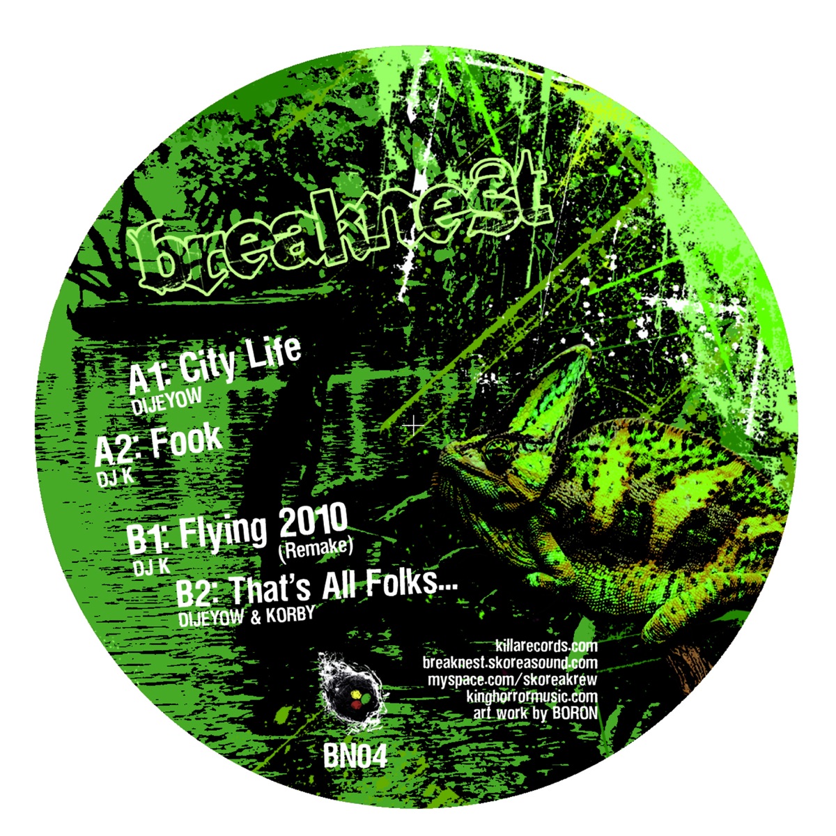 Breaknest Records 04 - EP by Dijeyow & DJ K album cover