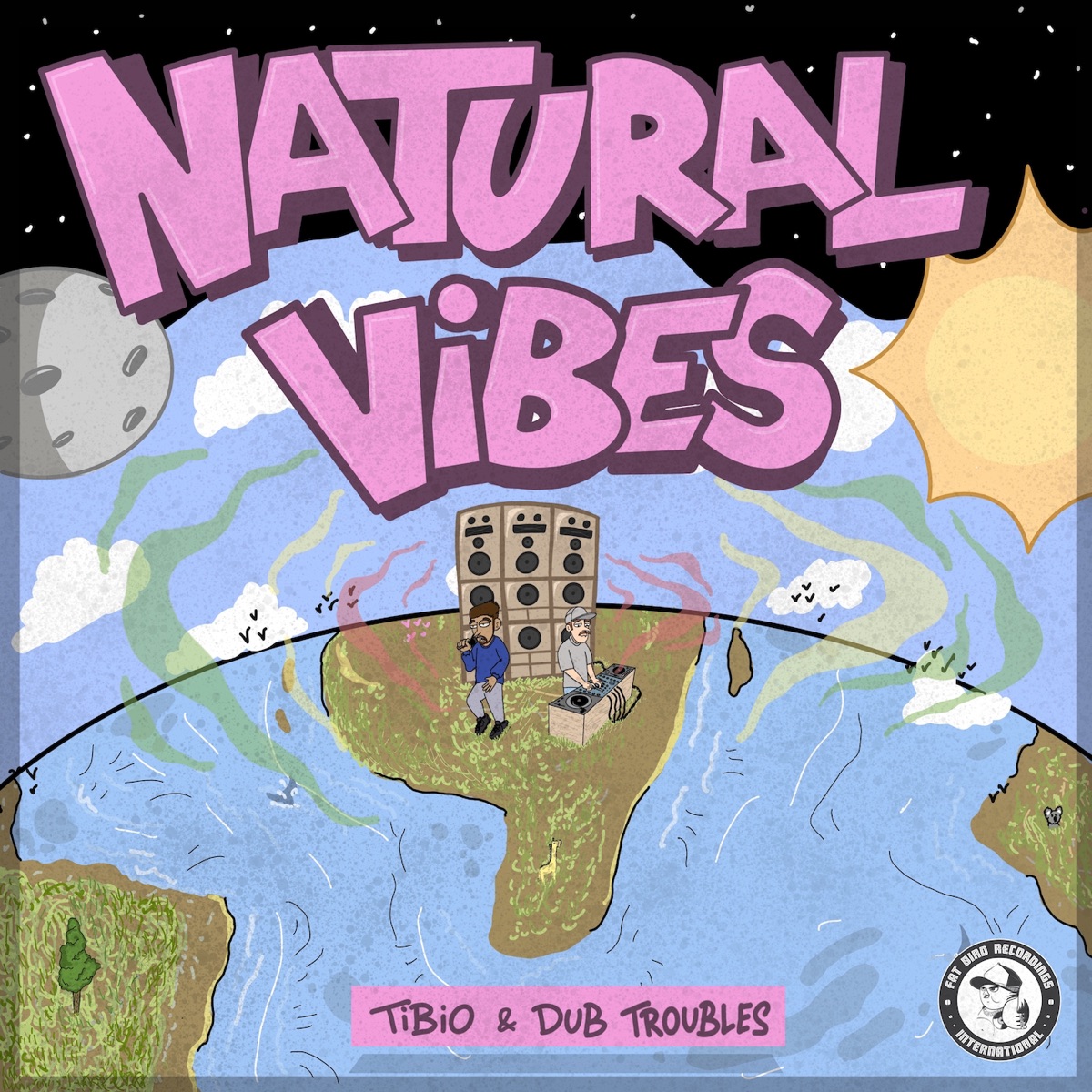 Natural Vibes by Tibio & Dub Troubles album cover