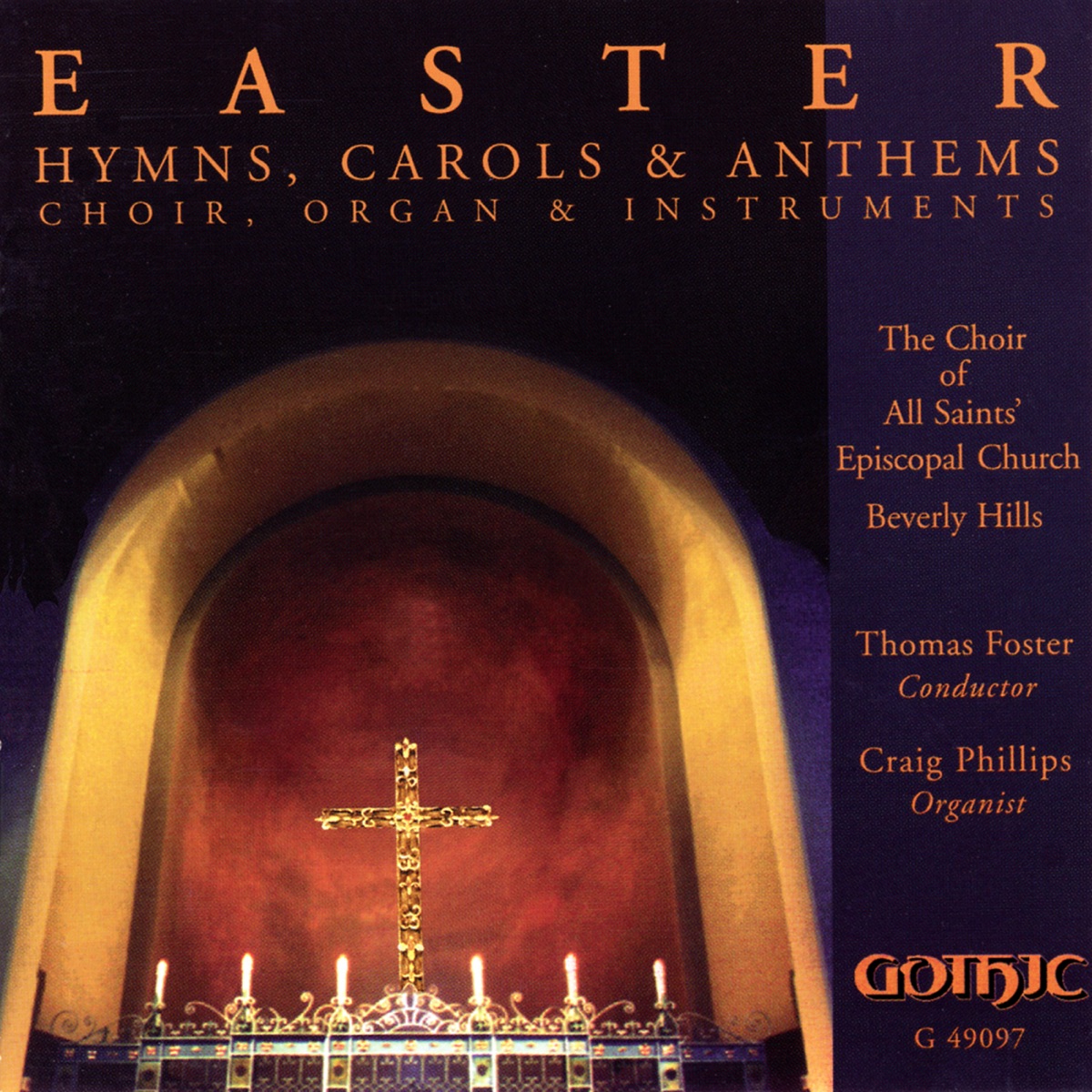 Easter by Beverly Hills All Saints' Brass Ensemble, Beverly Hills All Saints' Church Choir, Thomas Foster, Craig Phillips, Leslie Reed, John Peterson, Eli Gunnell, Camille King, Patricia Cloud, William Hanrahan, Casey Criste & Phoebe Alexander album cover