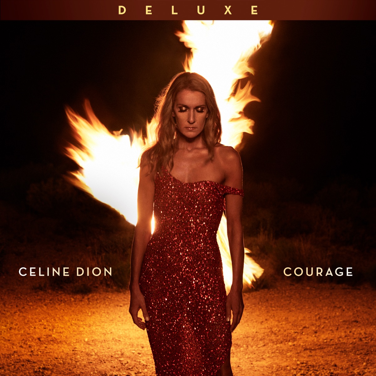 Courage (Deluxe Edition) by Céline Dion album cover