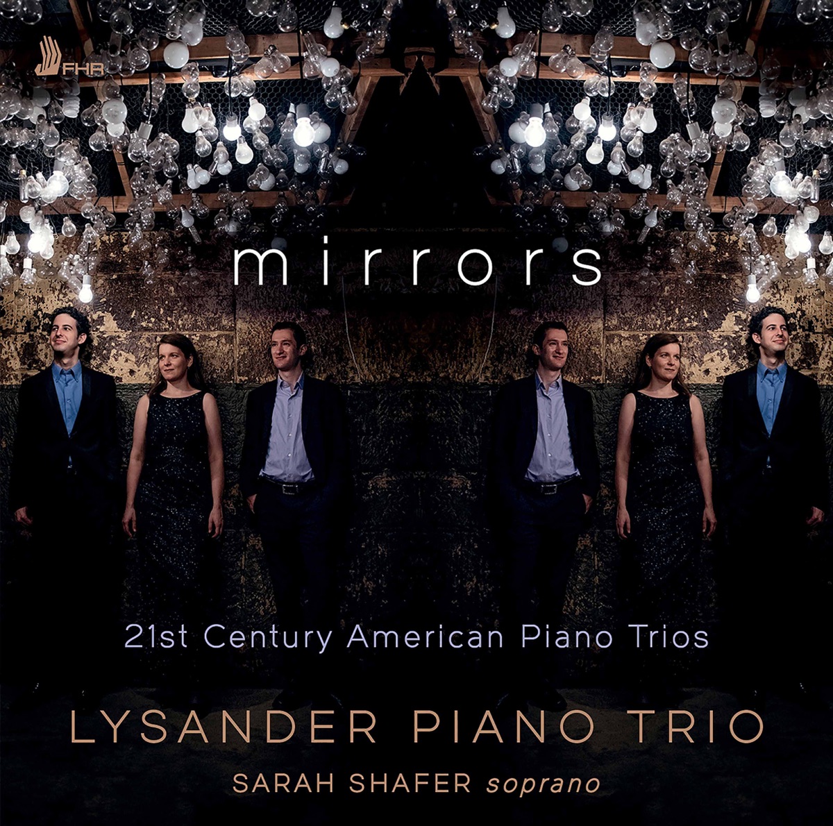 Mirrors: 21st Century American Piano Trios by Lysander Piano Trio & Sarah Shafer album cover