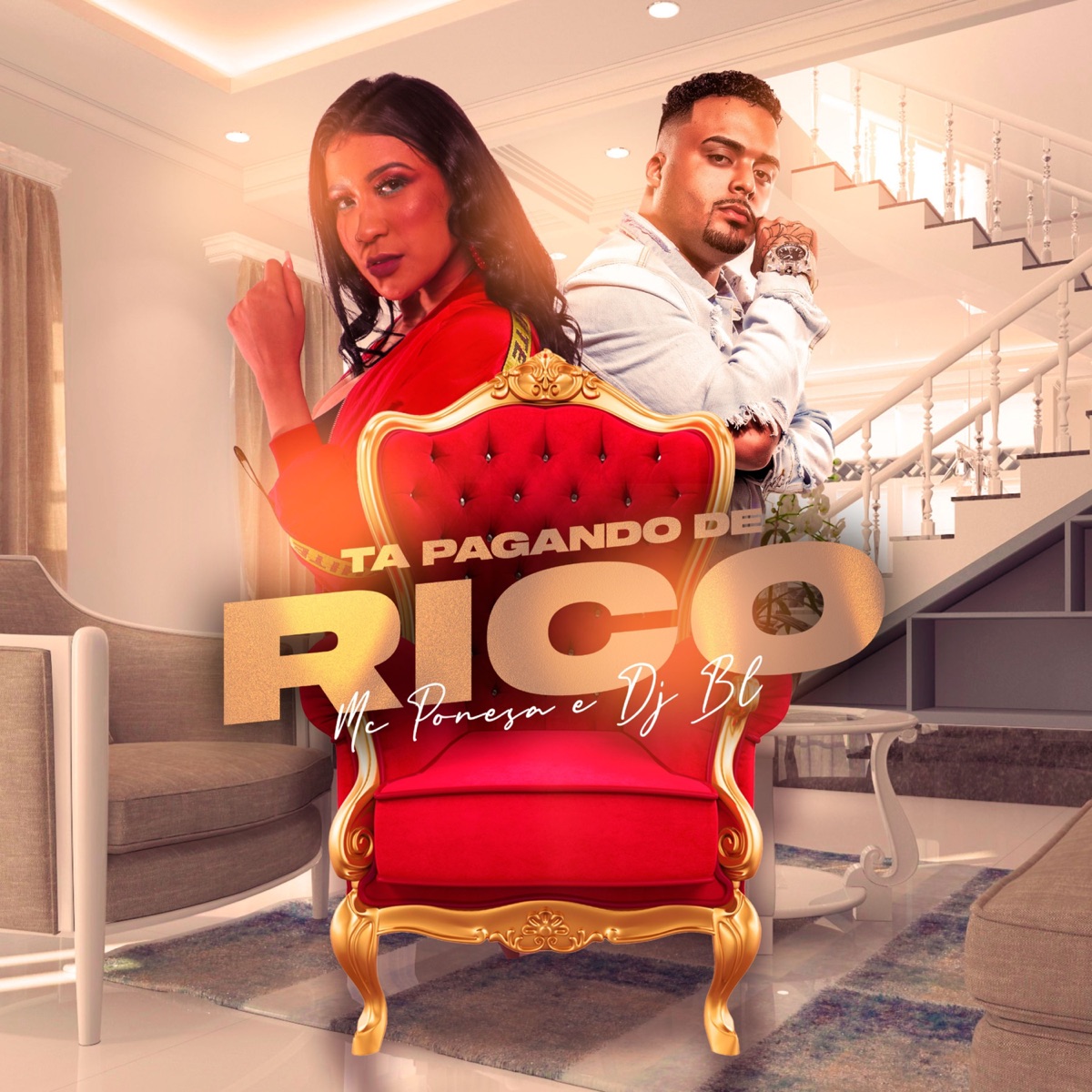 Ta Pagando de Rico - Single by Mc Ponesa & Dj BL album cover