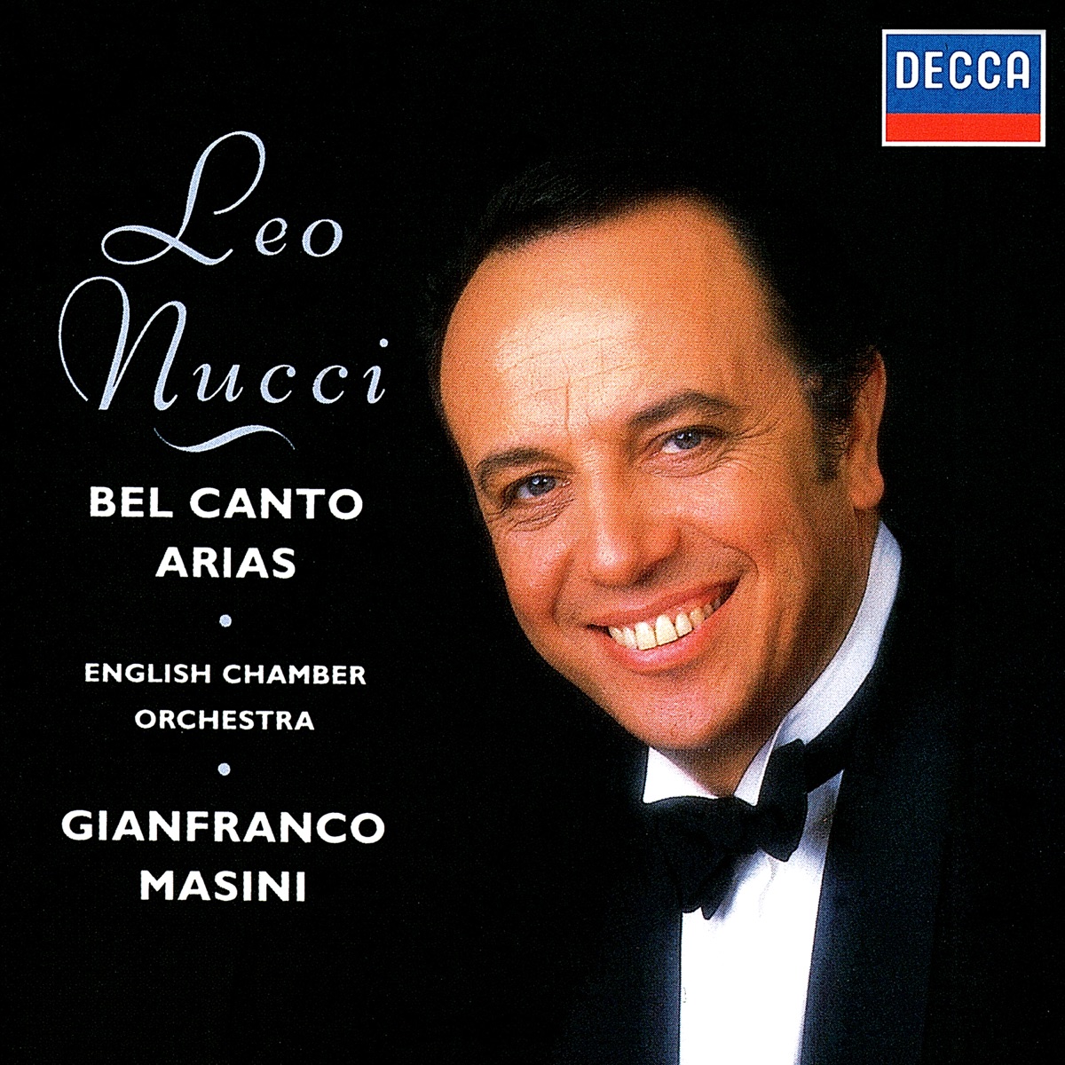 Bel Canto Arias by Leo Nucci, English Chamber Orchestra & Gianfranco Masini album cover