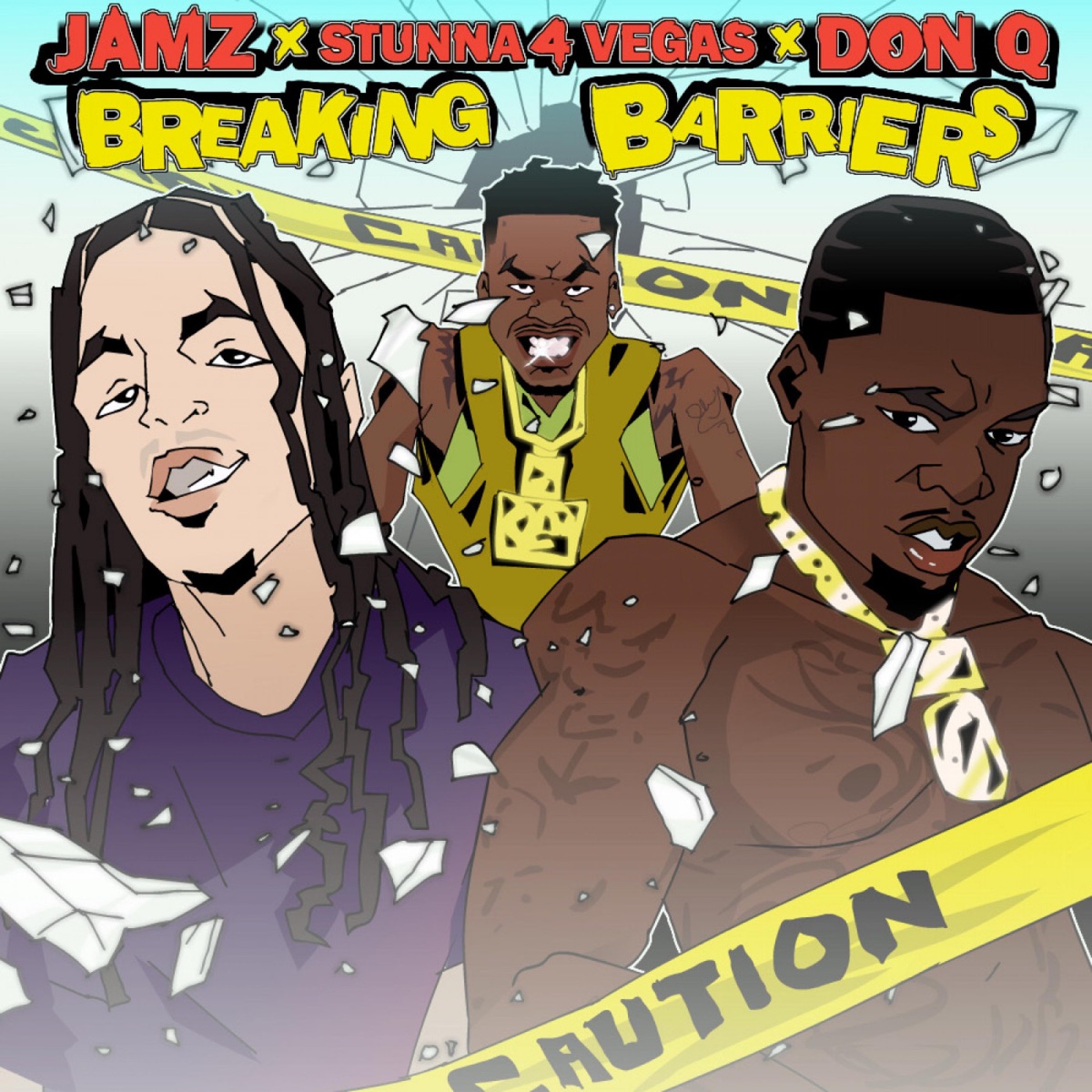 Breaking Barriers (feat. Stunna 4 Vegas, Don Q) - Single by Jamz album cover