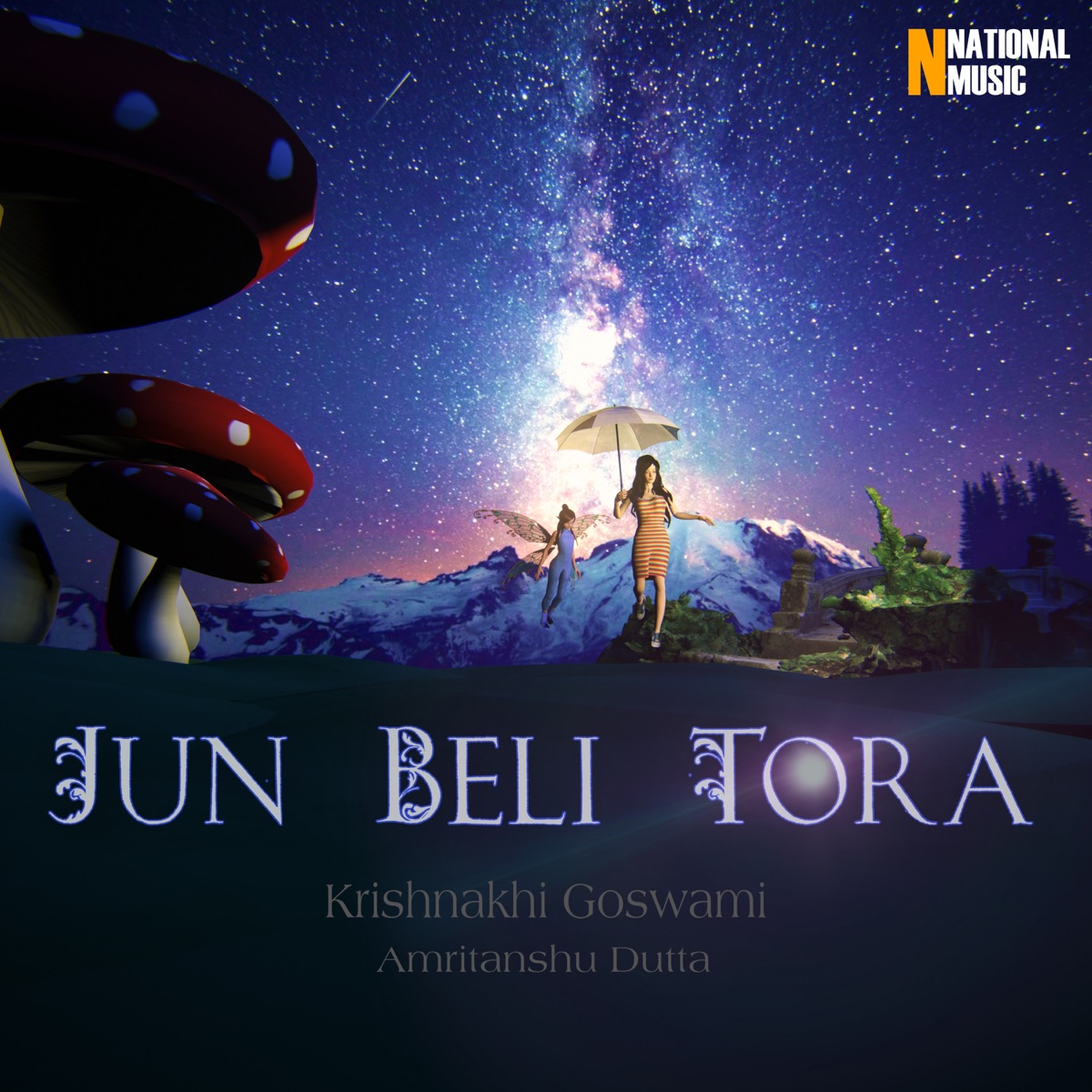 Jun Beli Tora (feat. Amritanshu Dutta) - Single by Krishnakhi Goswami album cover