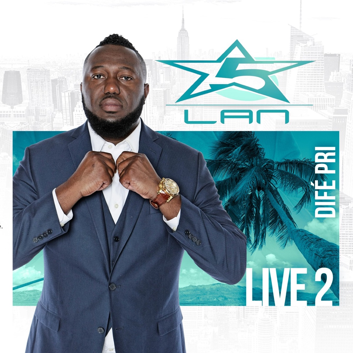 5 Lan Live 2 Difé Pri by 5Lan album cover