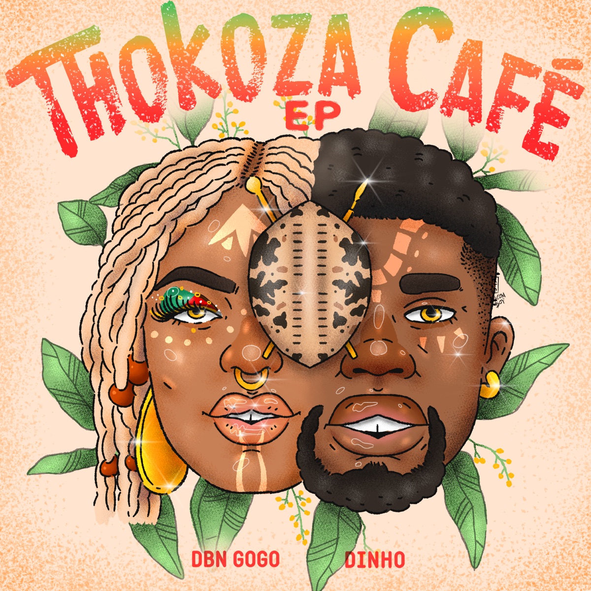 Thokoza Café - EP by DBN Gogo & Dinho album cover
