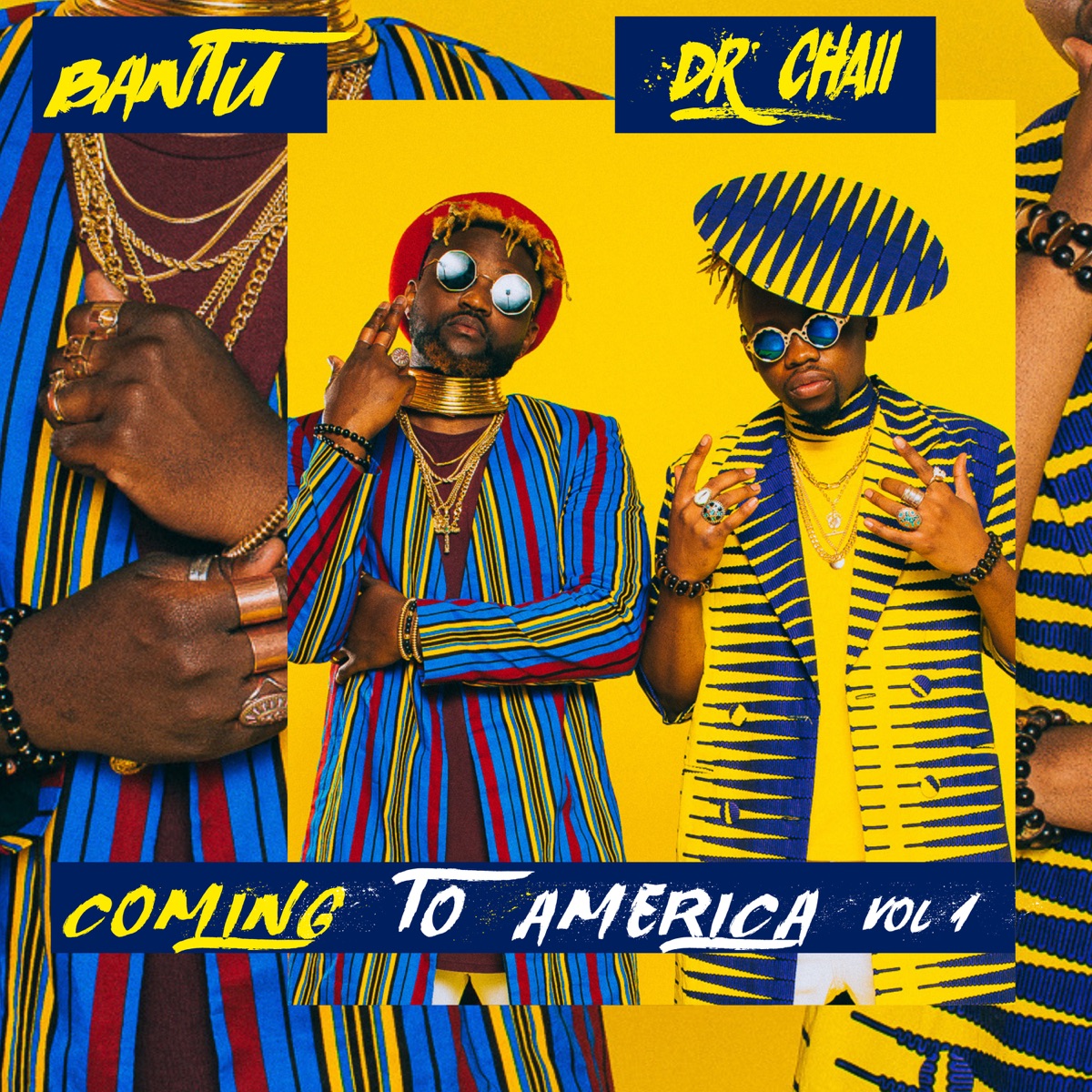 Coming to America, Vol. 1 - EP by Bantu & Dr. Chaii album cover