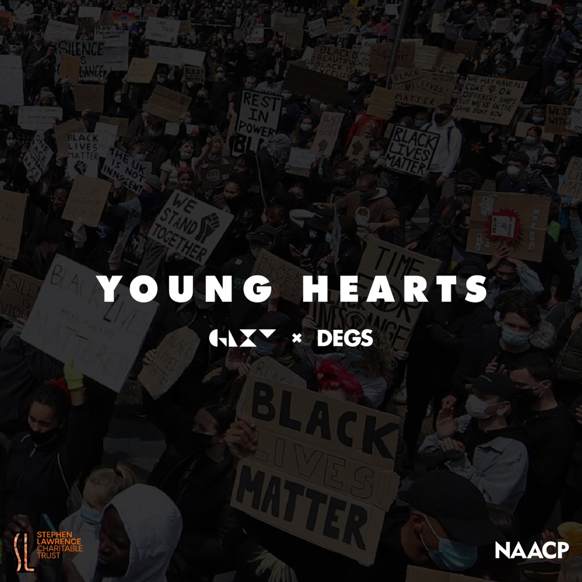 Young Hearts - Single by GLXY & Degs album cover