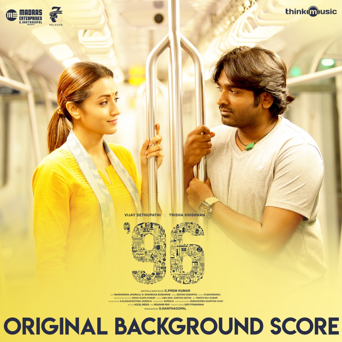 96 (Original Background Score) by Govind Vasantha album cover