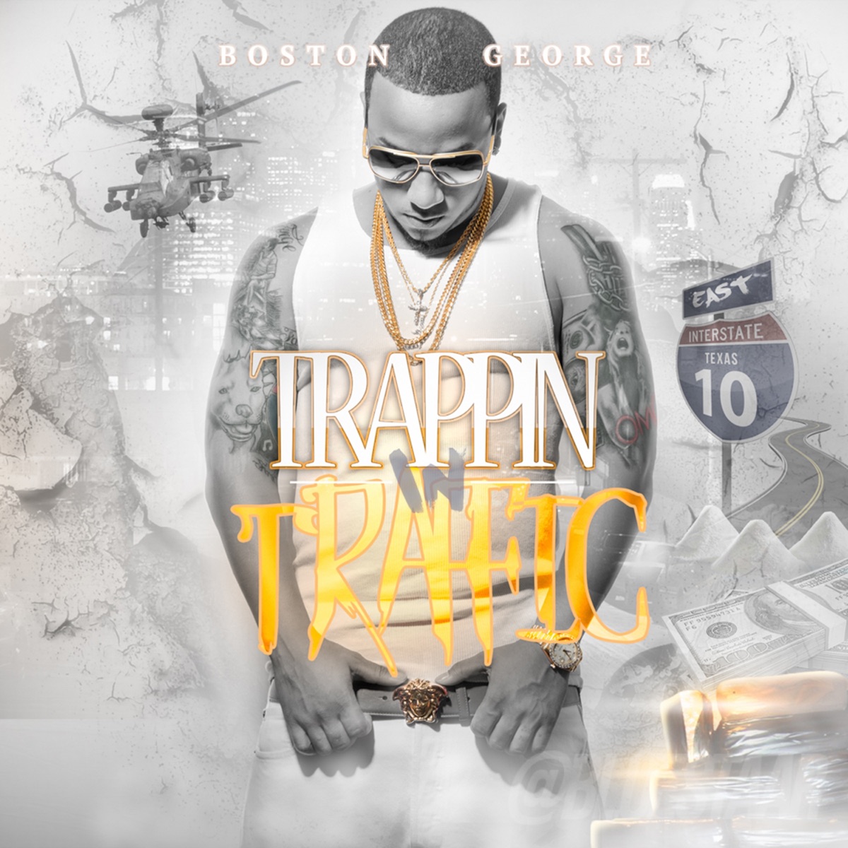 Trappin In Traffic by Boston George album cover