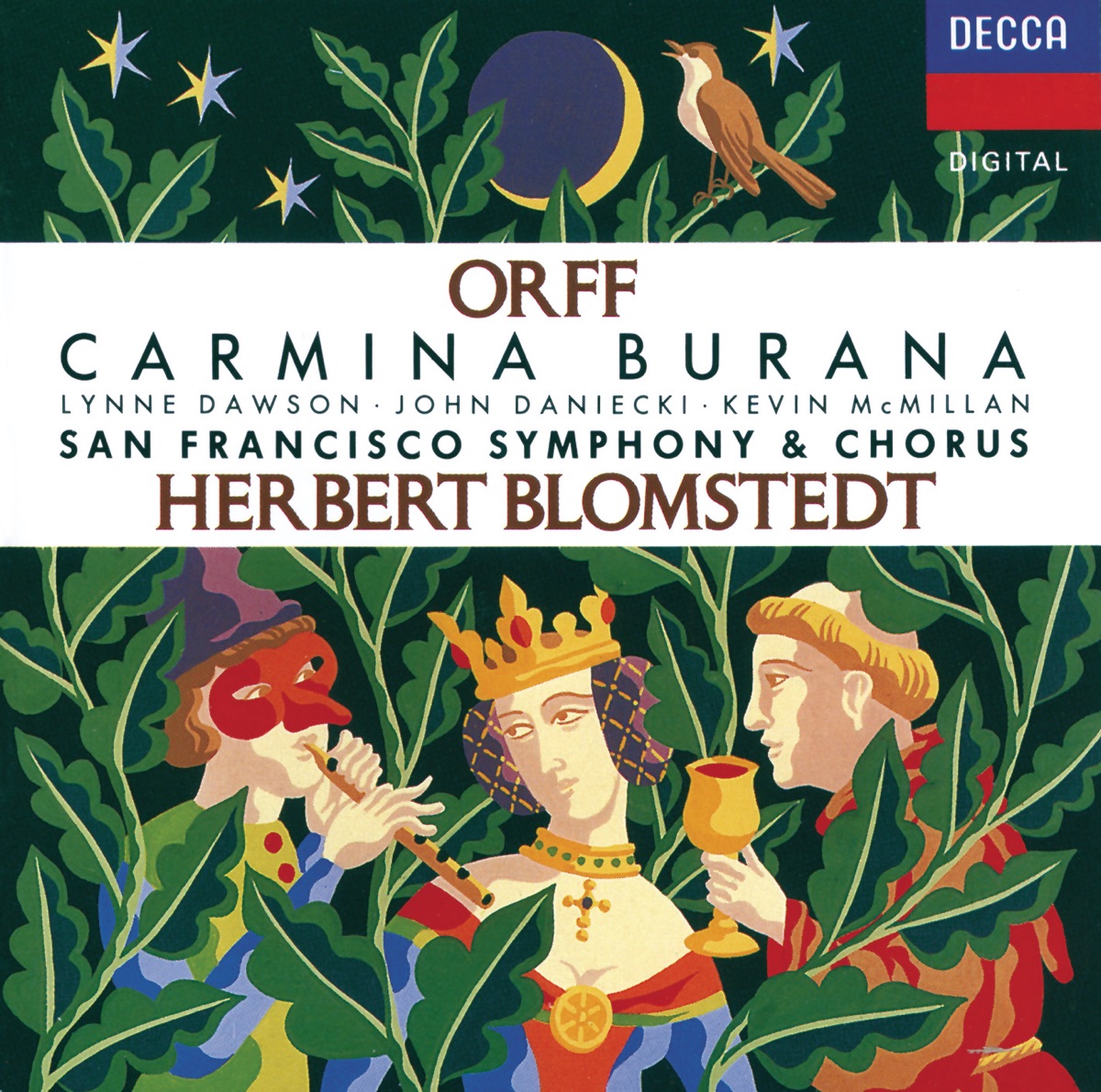 Orff: Carmina Burana by Herbert Blomstedt & San Francisco Symphony album cover