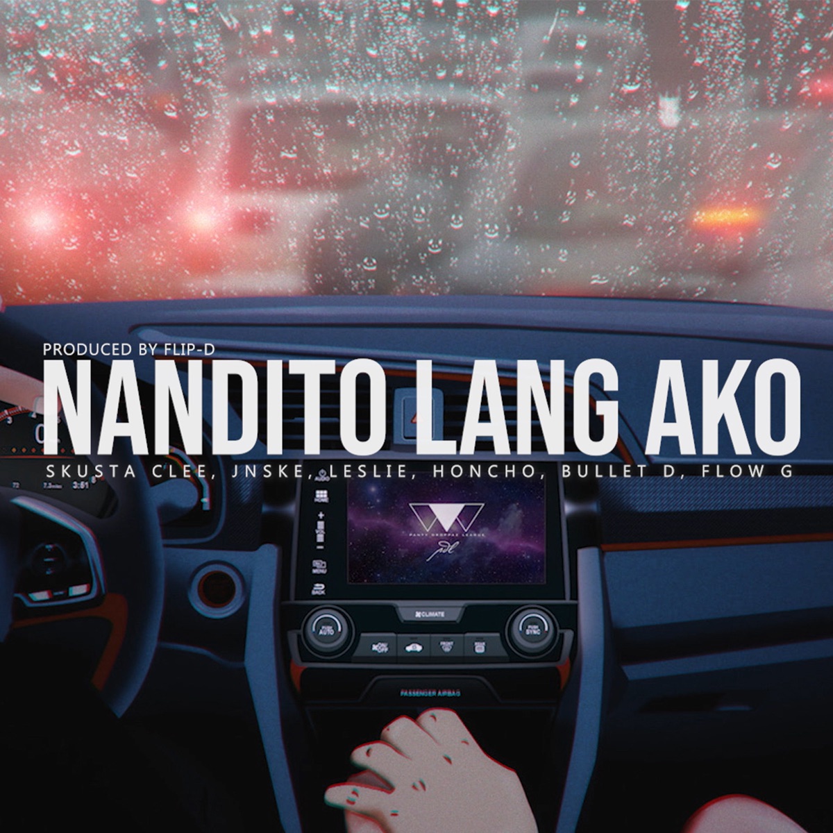 Nandito Lang Ako - Single by Skusta Clee, Jnske, Leslie, HONCHO, Bullet D, Flow G & Flip-D album cover