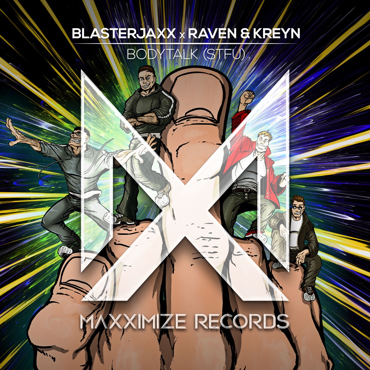 Bodytalk (STFU) - Single by Blasterjaxx & Raven & Kreyn album cover