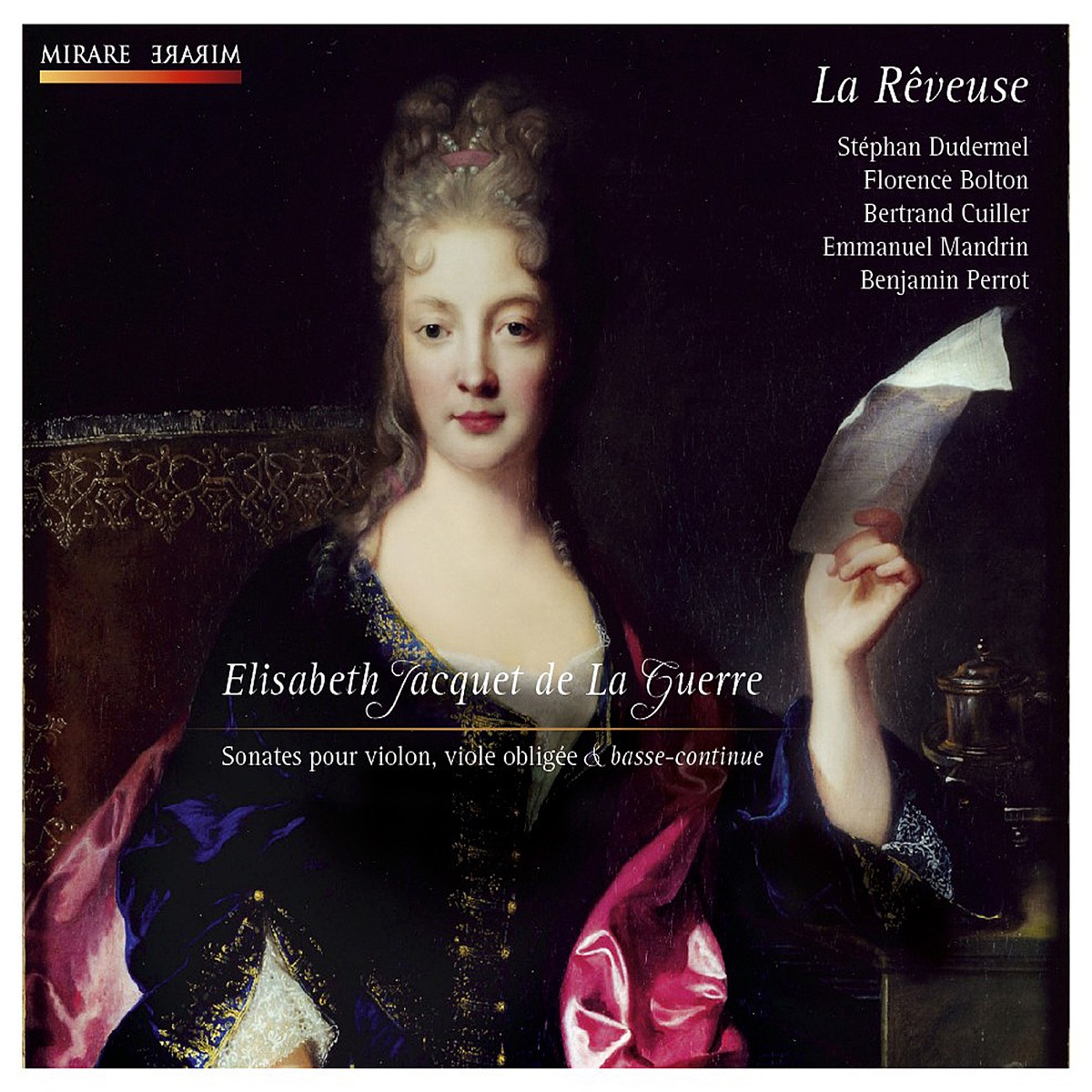 Élisabeth Jacquet de La Guerre: Sonates pour violon; viole obligée et basse-continue by La Rêveuse & Benjamin Perrot album cover