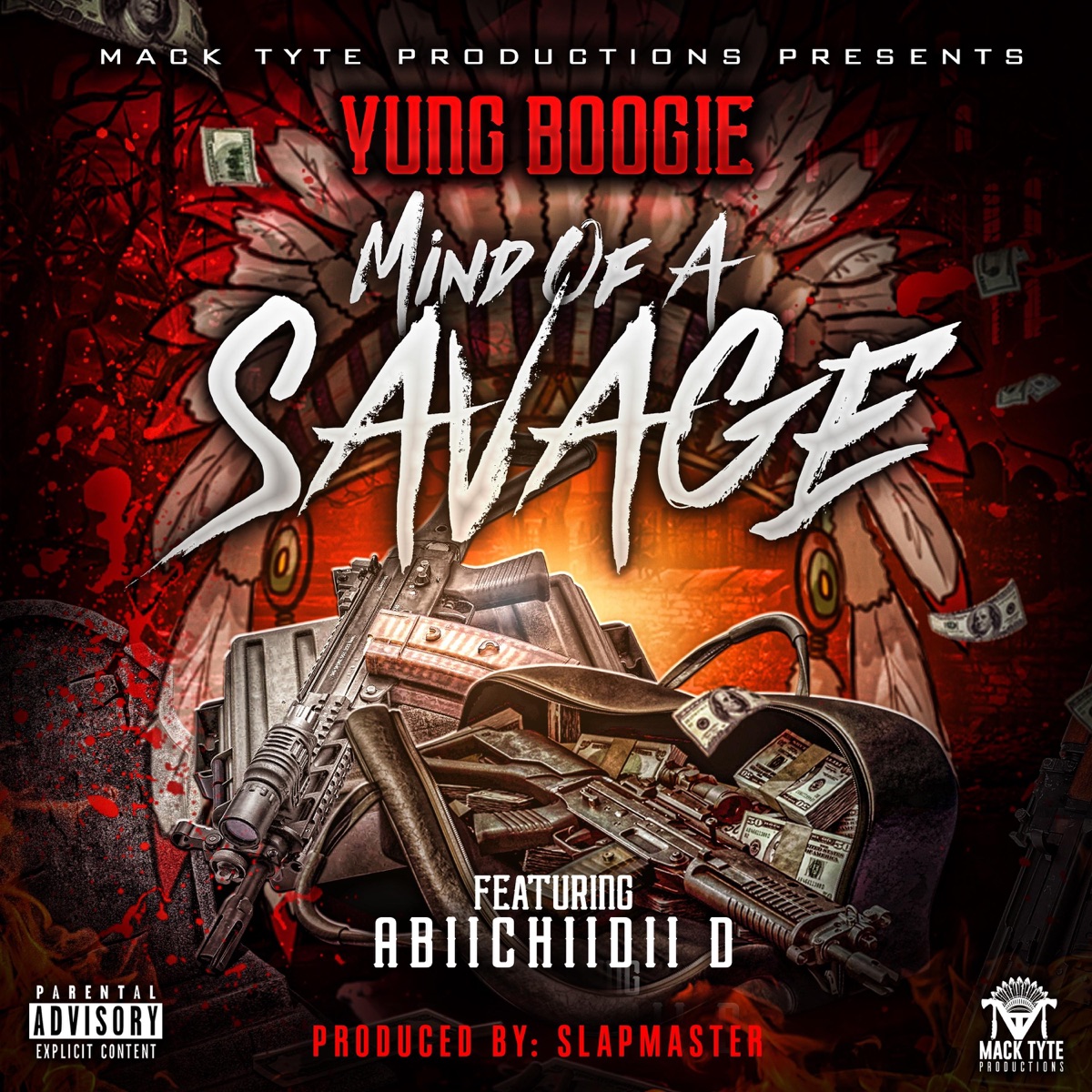Mind of a Savage (feat. Abiichiidii D) - Single by Yung Boogie album cover