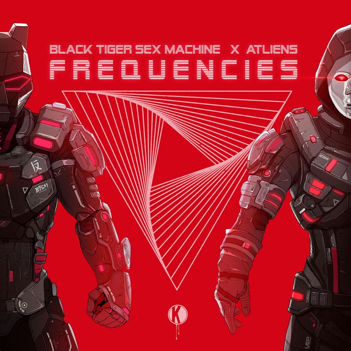 Frequencies - Single by Black Tiger Sex Machine & ATLiens album cover