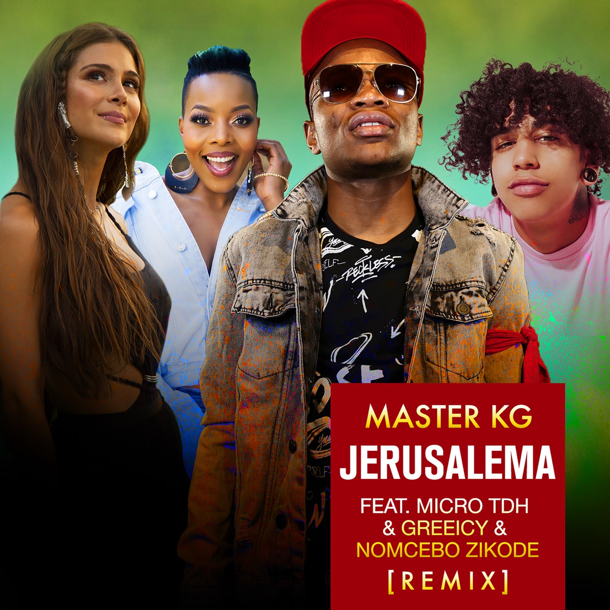 Jerusalema (feat. Micro TDH & Greeicy & Nomcebo Zikode) [Remix] - Single by Master KG album cover