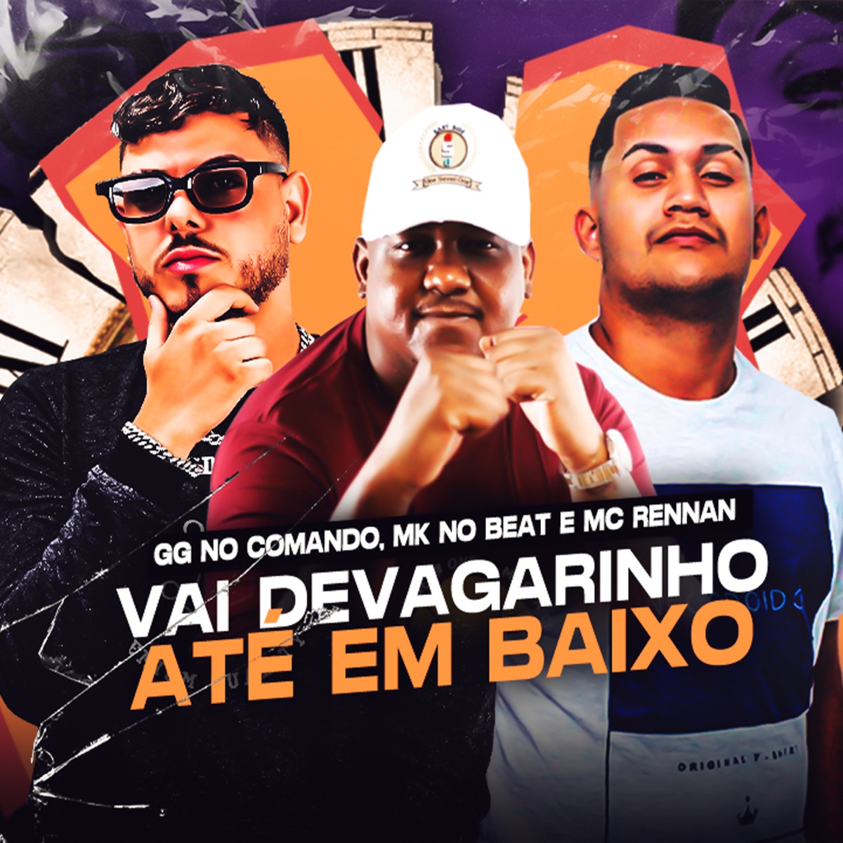 Vai de Vagarinho Até em Baixo - Single by GG No Comando, MK no Beat & Mc Rennan album cover