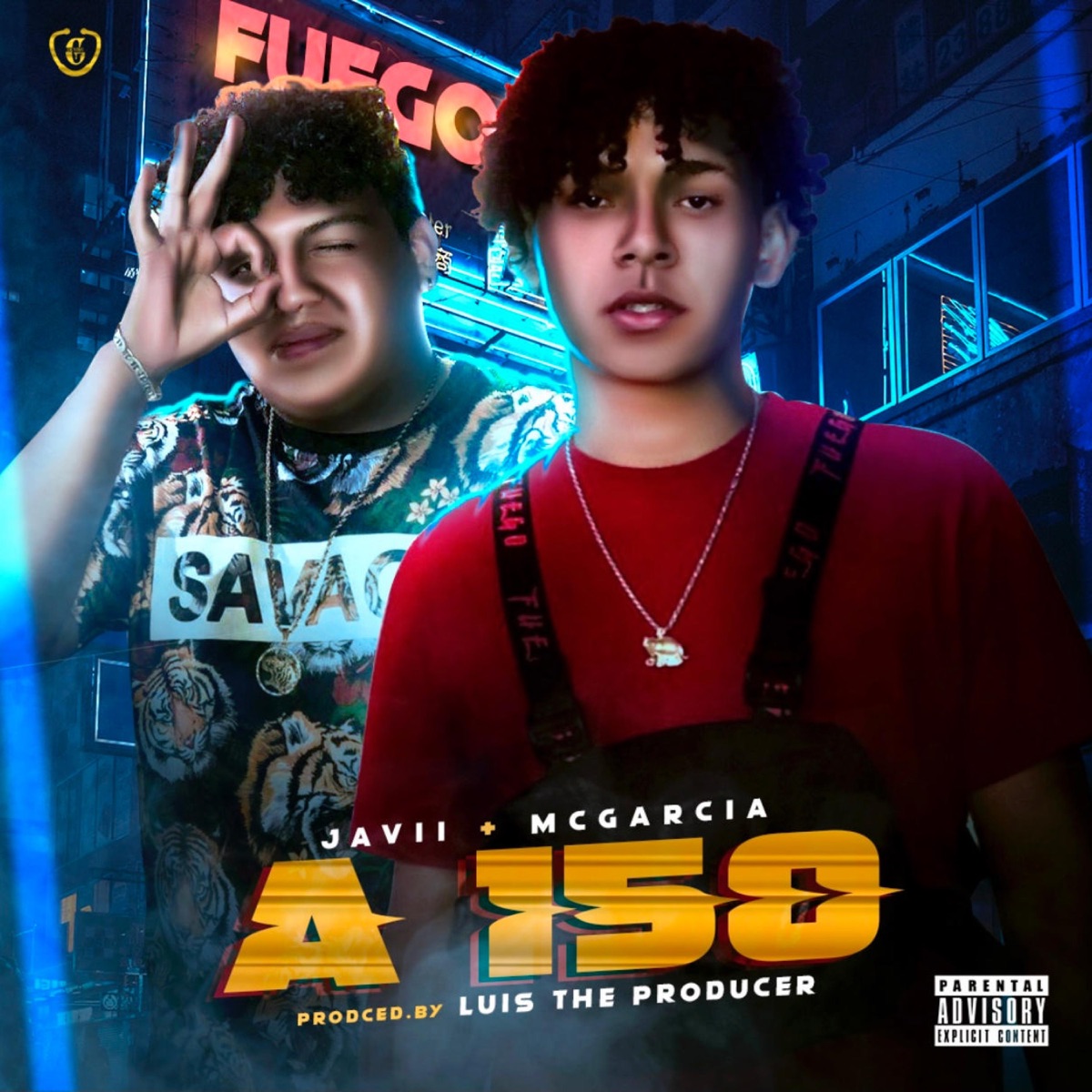 A 150 (feat. Mc Garcia) - Single by Javii24 album cover