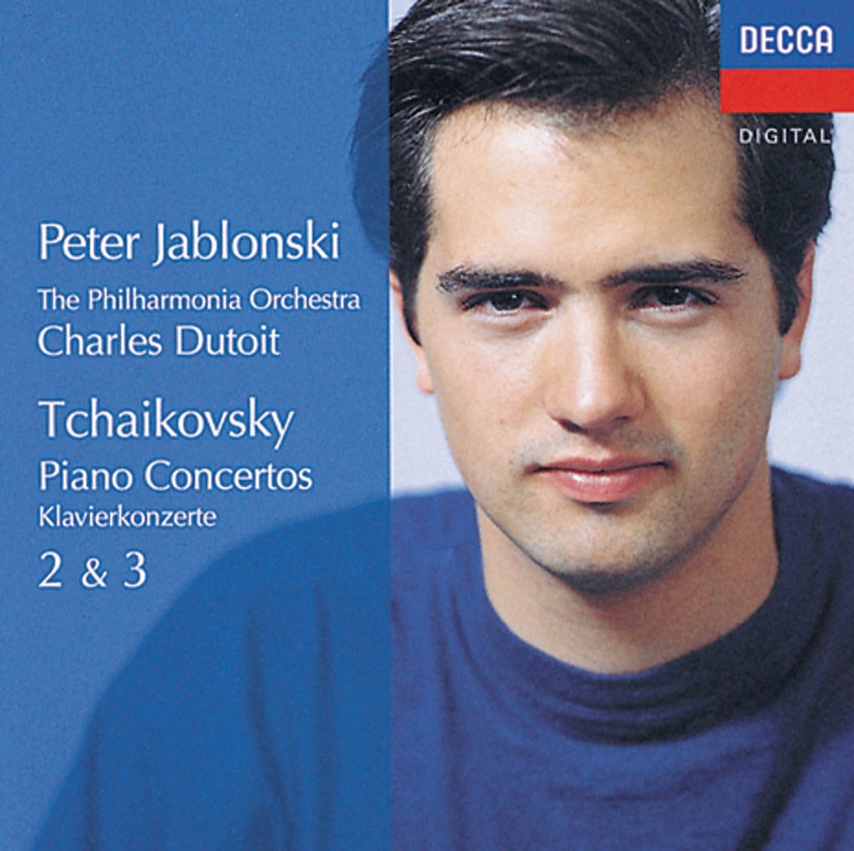 Tchaikovsky: Piano Concertos Nos.2 & 3 by Peter Jablonski, Philharmonia Orchestra & Charles Dutoit album cover