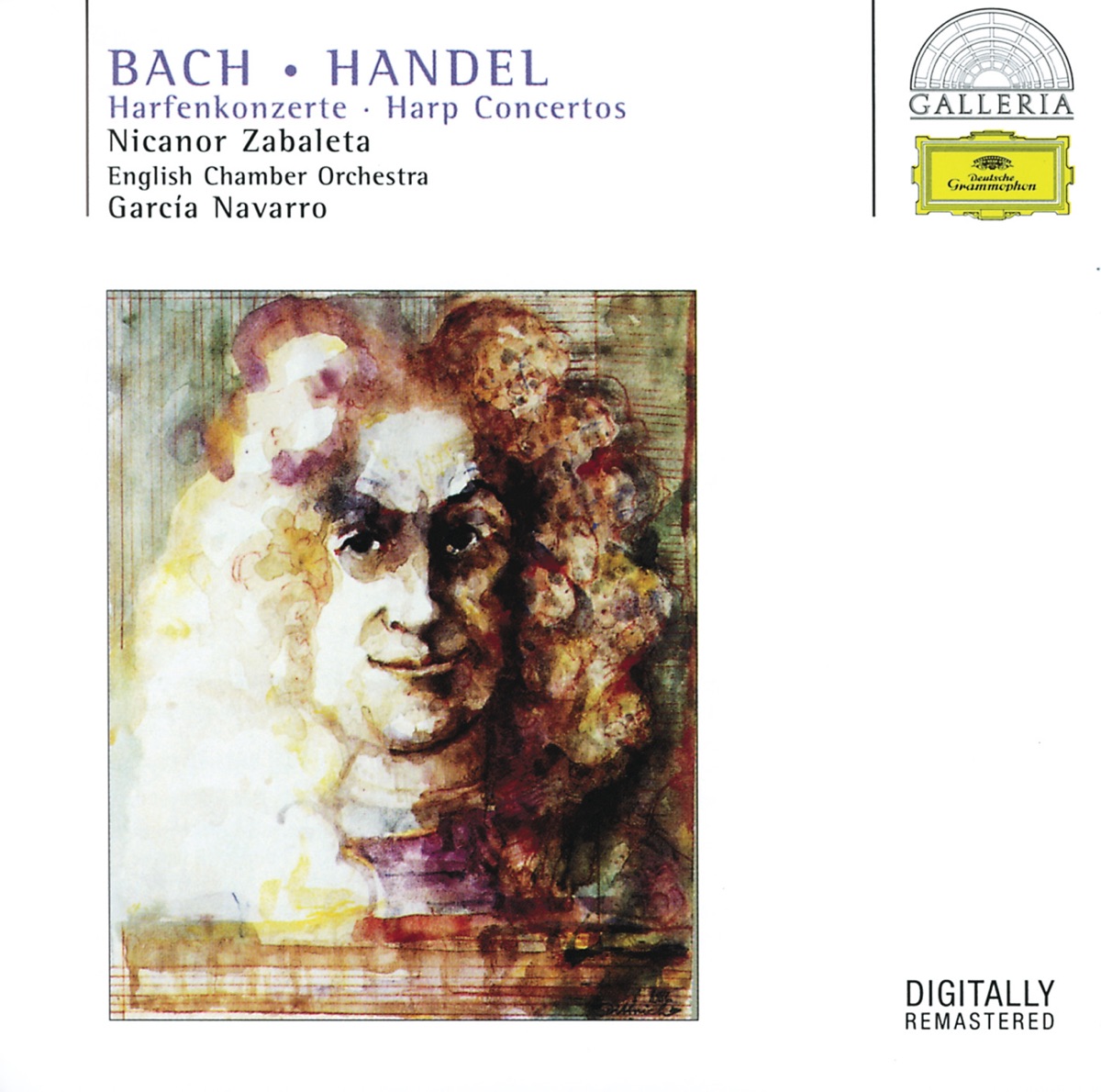 Bach & Handel: Harp Concertos by Nicanor Zabaleta, Orchestre Paul Kuentz & Paul Kuentz album cover