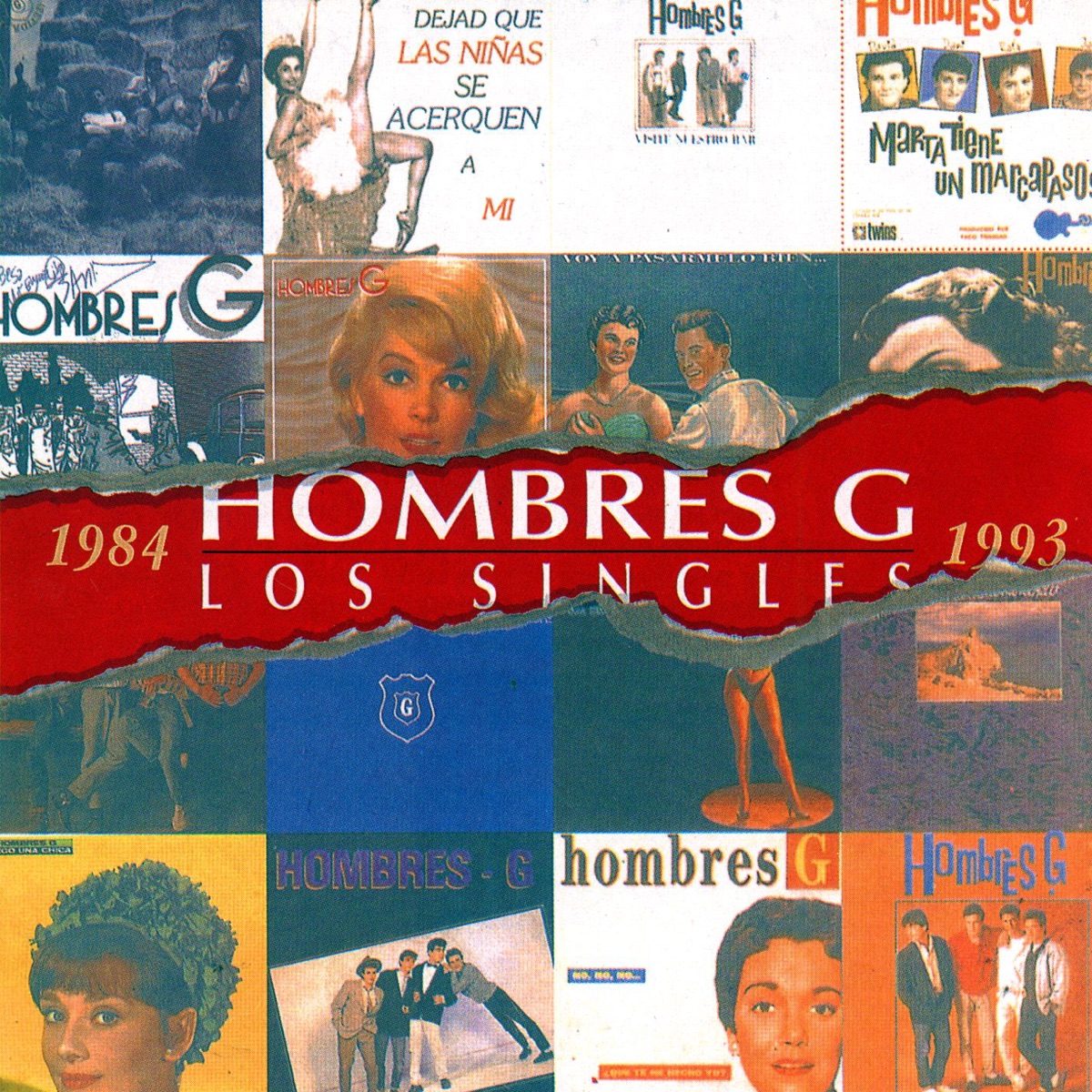 Hombres G: Los Singles by Hombres G album cover