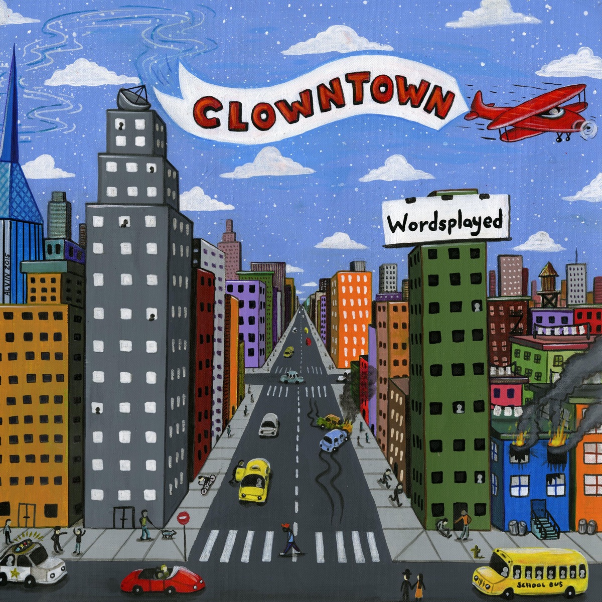 Clowntown by Wordsplayed album cover