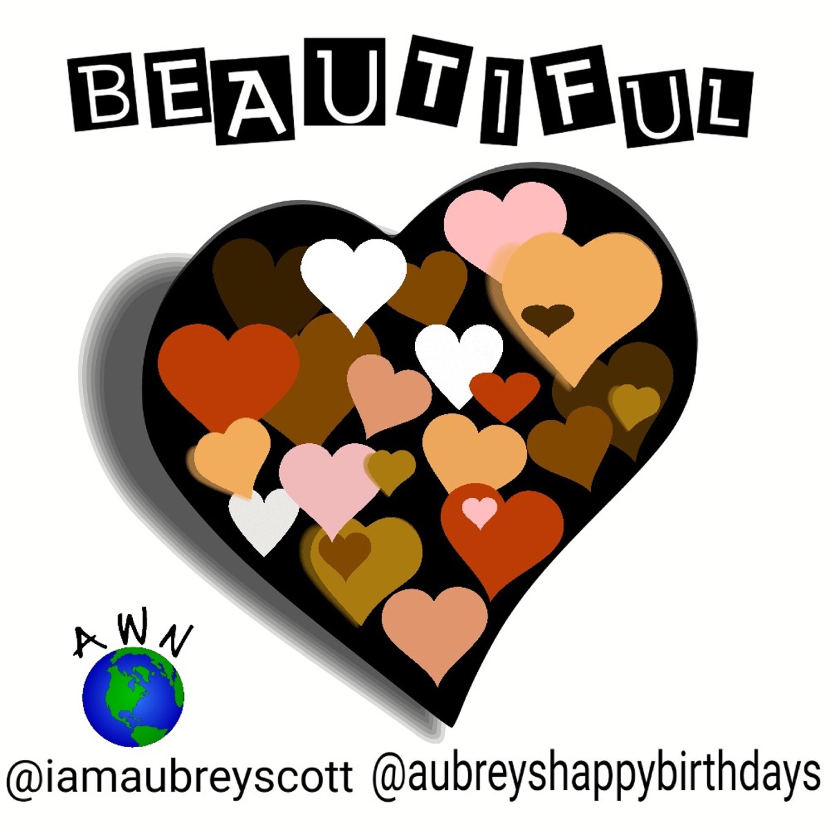 Beautiful - Single by Aubrey Marie Scott album cover
