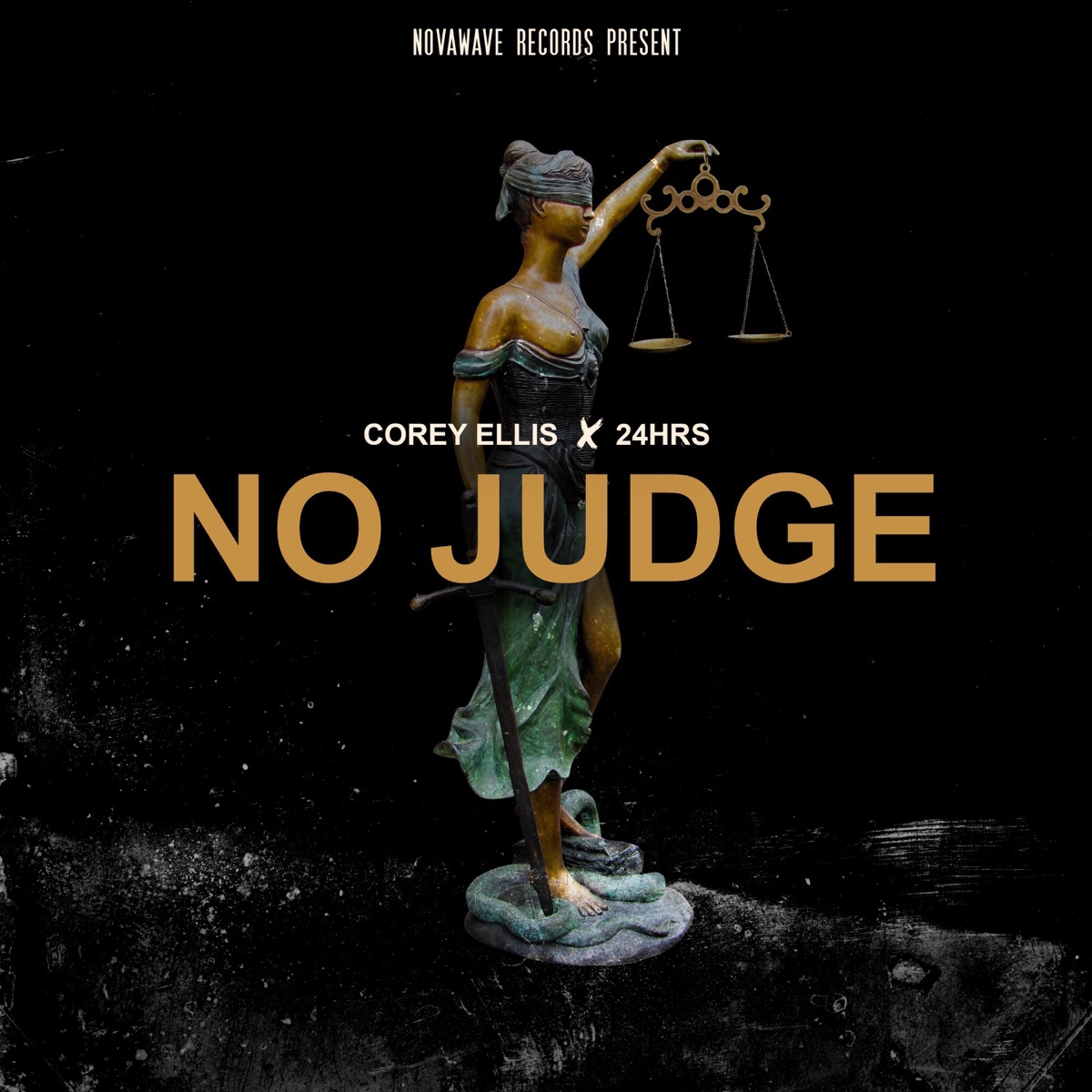 No Judge - Single by Corey Ellis & 24hrs album cover