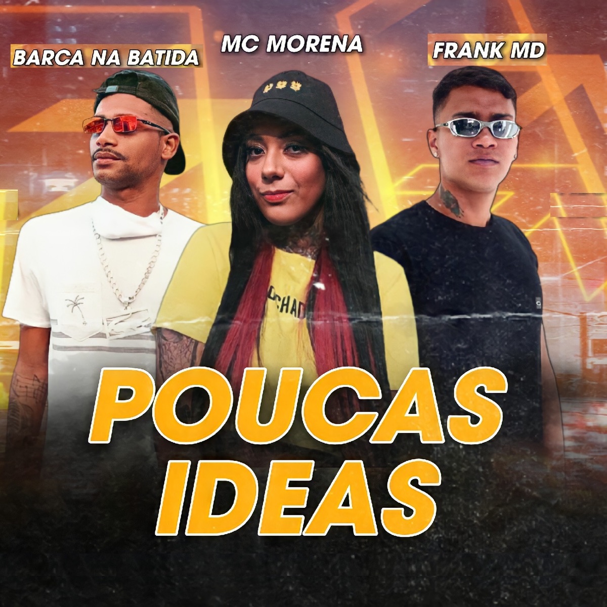 Poucas Ideas (feat. Mc Morena) [Brega Funk] - Single by Barca Na Batida & Frank MD album cover
