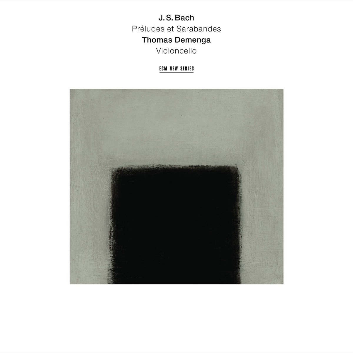 J.S. Bach: Préludes & Sarabandes by Thomas Demenga album cover