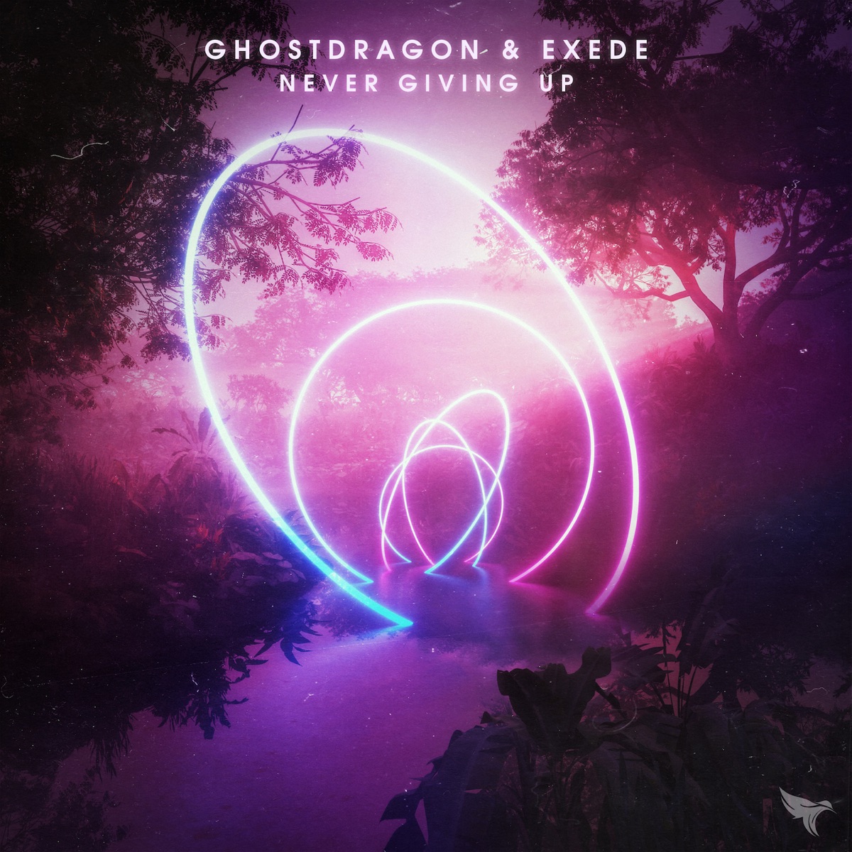 Never Giving Up - Single by GhostDragon & Exede album cover