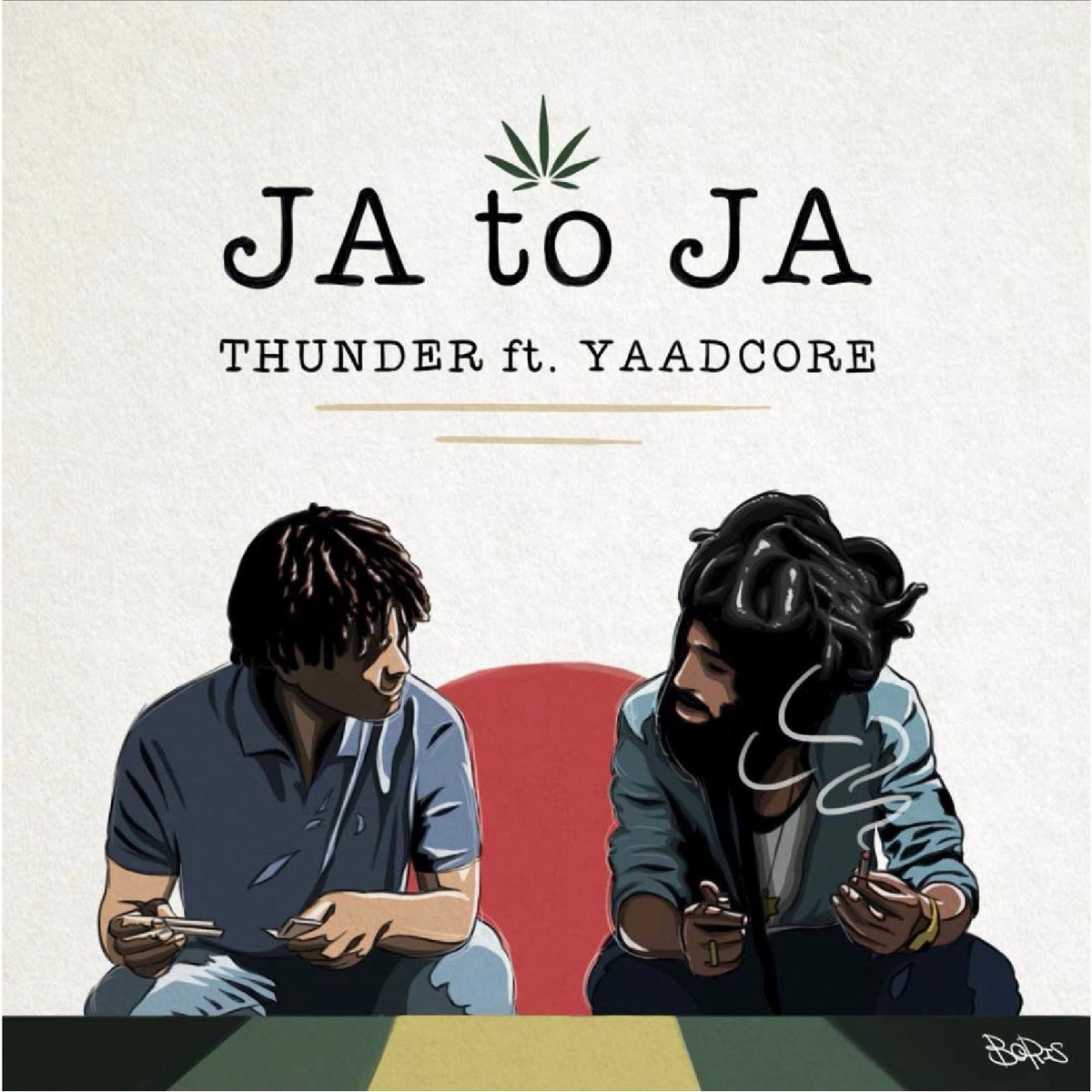 JA to JA - Single by THUNDER & Yaadcore album cover